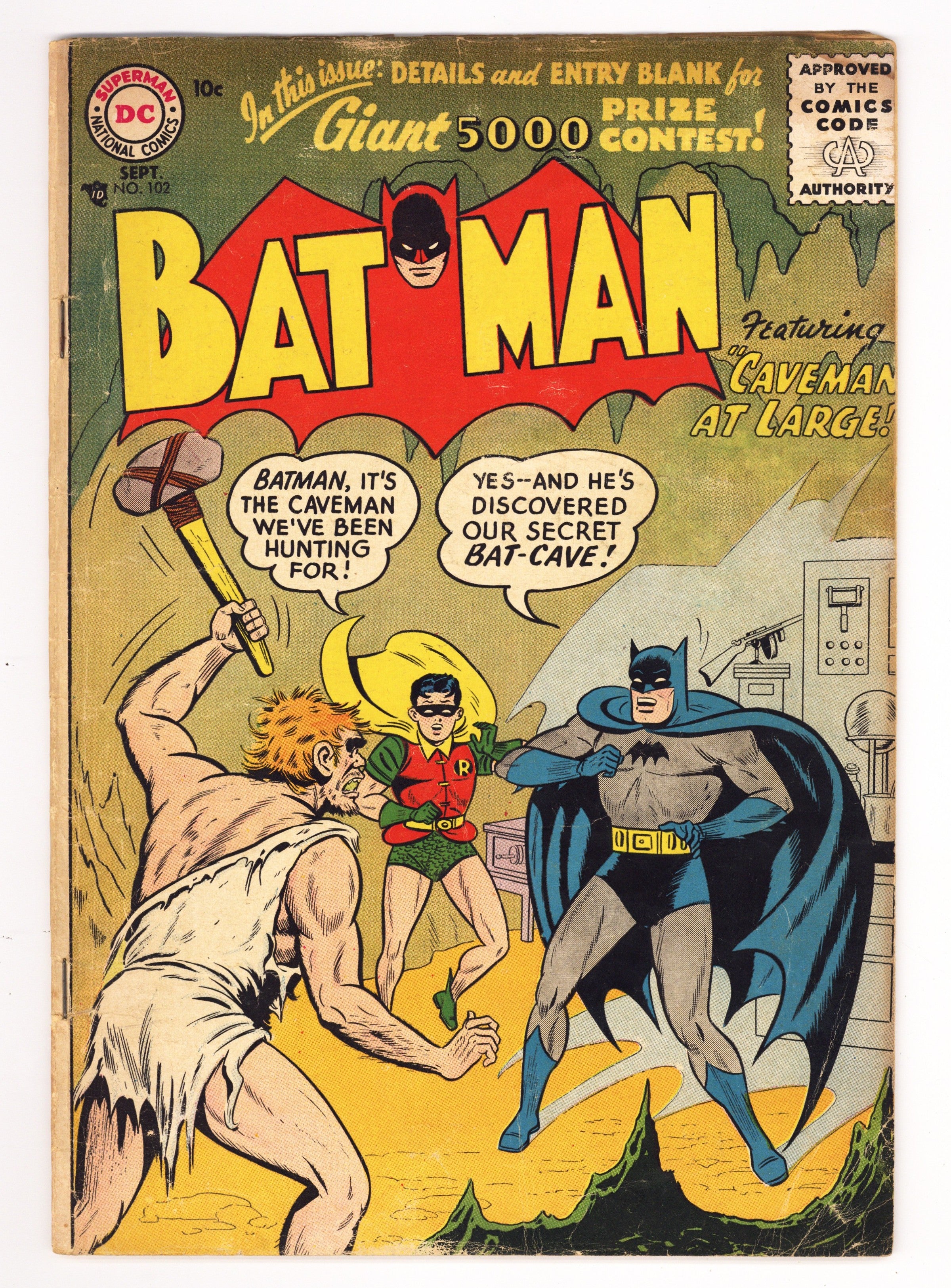 Batman Vol 1 102  GD/VG (3.0)   (1956)        