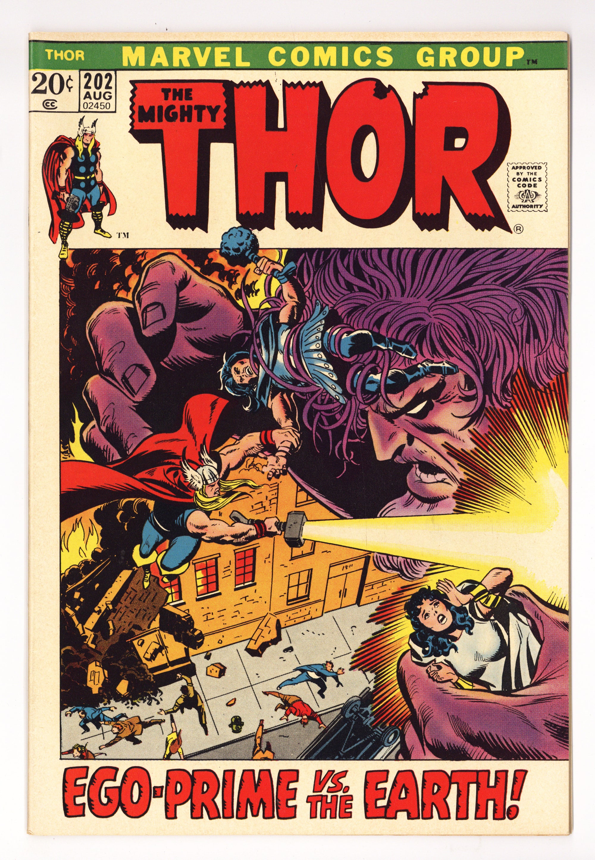 Thor Vol 1 202  VF (8.0)   (1972)        