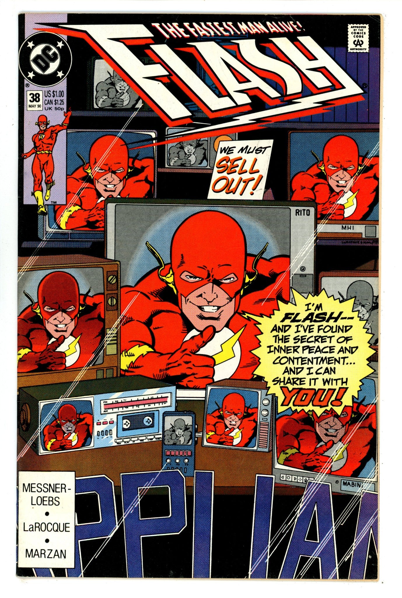 Flash Vol 2 38 Mid Grade (1990) 