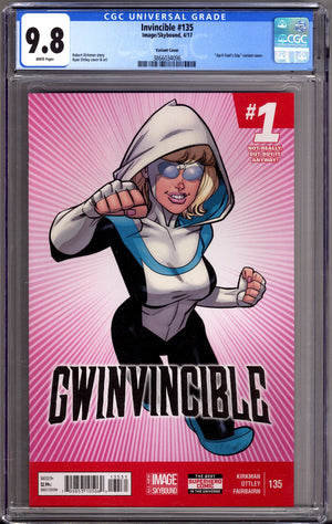 Invincible 135 CGC 9.8 (NM/M) (2017) Ottley April Fool's Variant