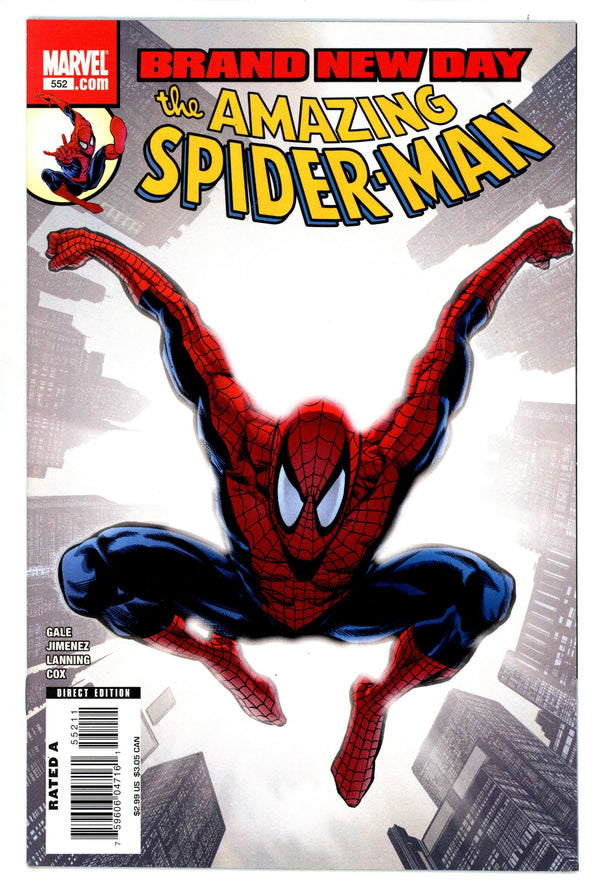 The Amazing Spider-Man Vol 2 552 NM- (9.2) (2008)