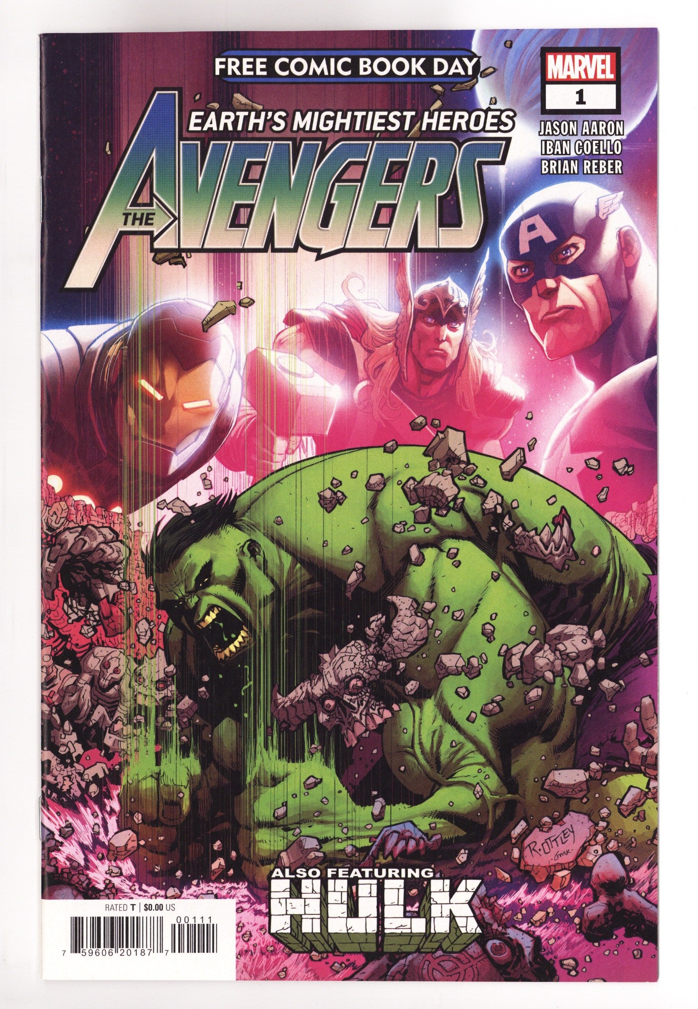 Free Comic Book Day 2021: Avengers / Hulk 1 High Grade (2021) 