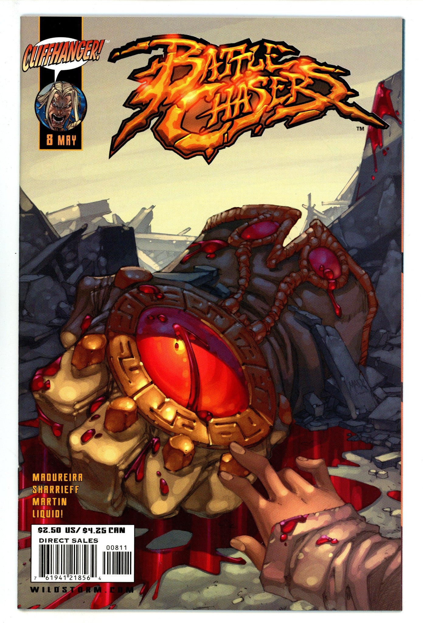 Battle Chasers 8 NM- (9.2) (2001) 