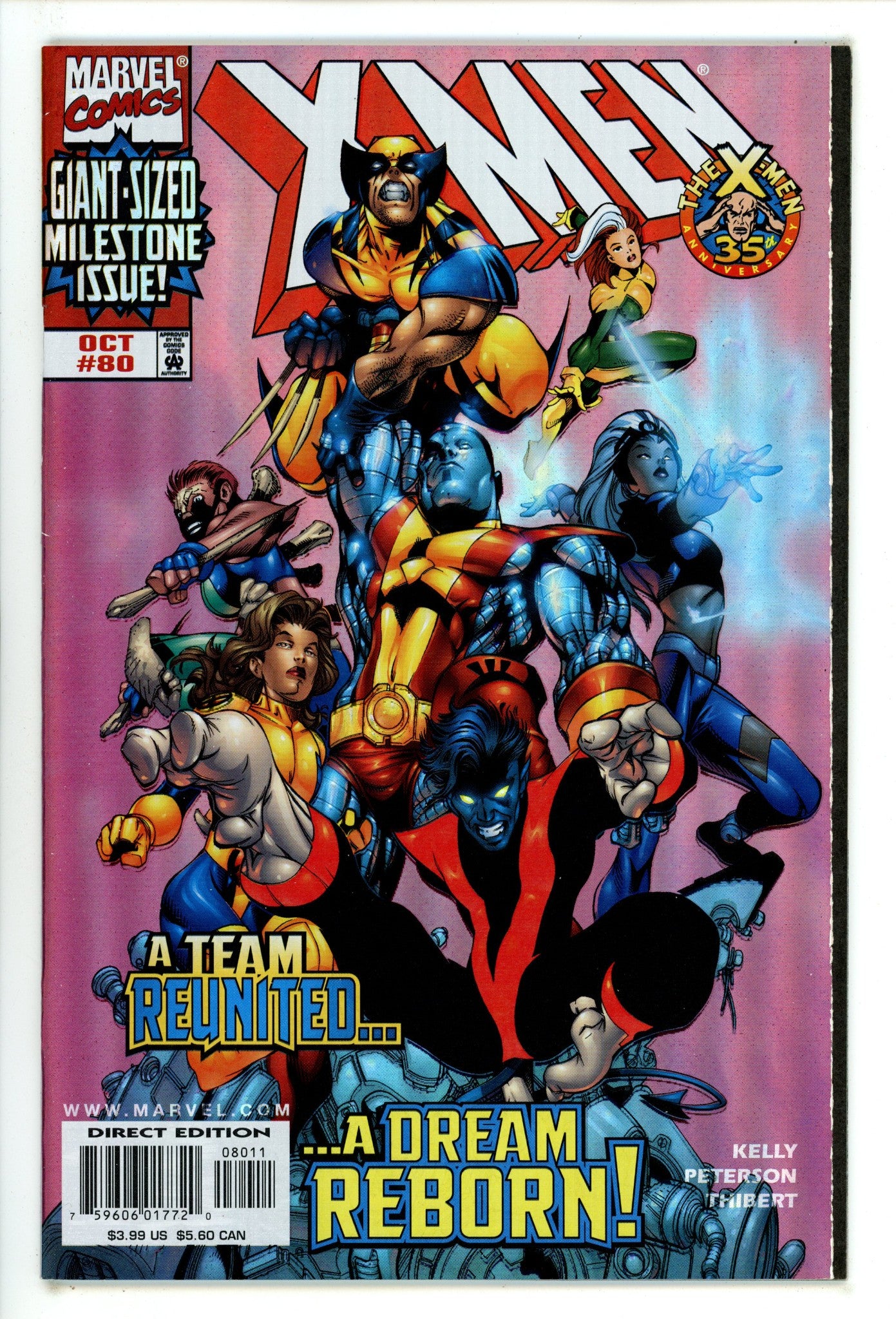 X-Men Vol 1 80 High Grade (1998) Foil Variant 