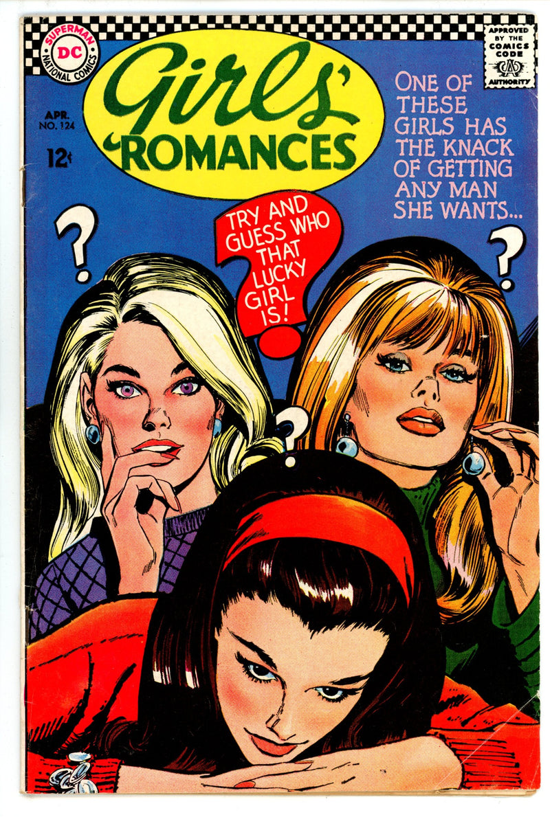 Girls' Romances 124 VG (4.0) (1967) 