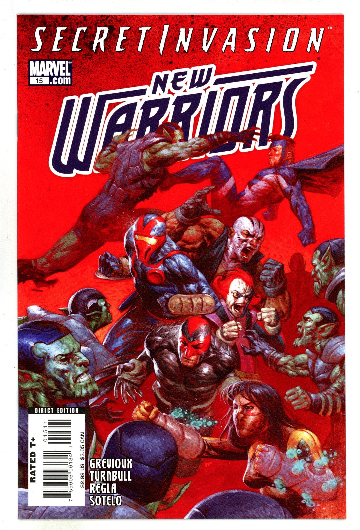 New Warriors Vol 4 15 High Grade (2008) 