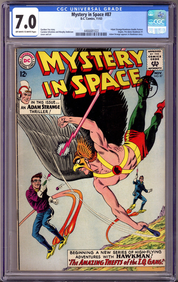 Mystery in Space Vol 1 87 CGC 7.0 (FN/VF) (1963)
