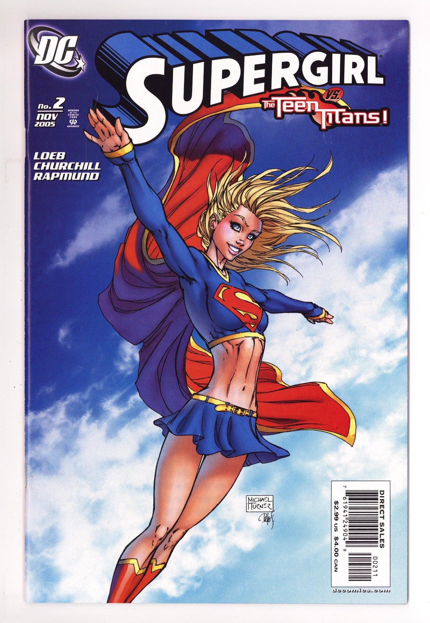 Supergirl Vol 5 2 High Grade (2005) Turner Variant 