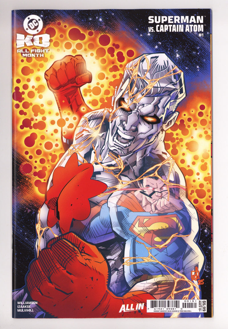 DC K.O. Superman Vs Captain Atom 1 Izaakse Variant (2025)