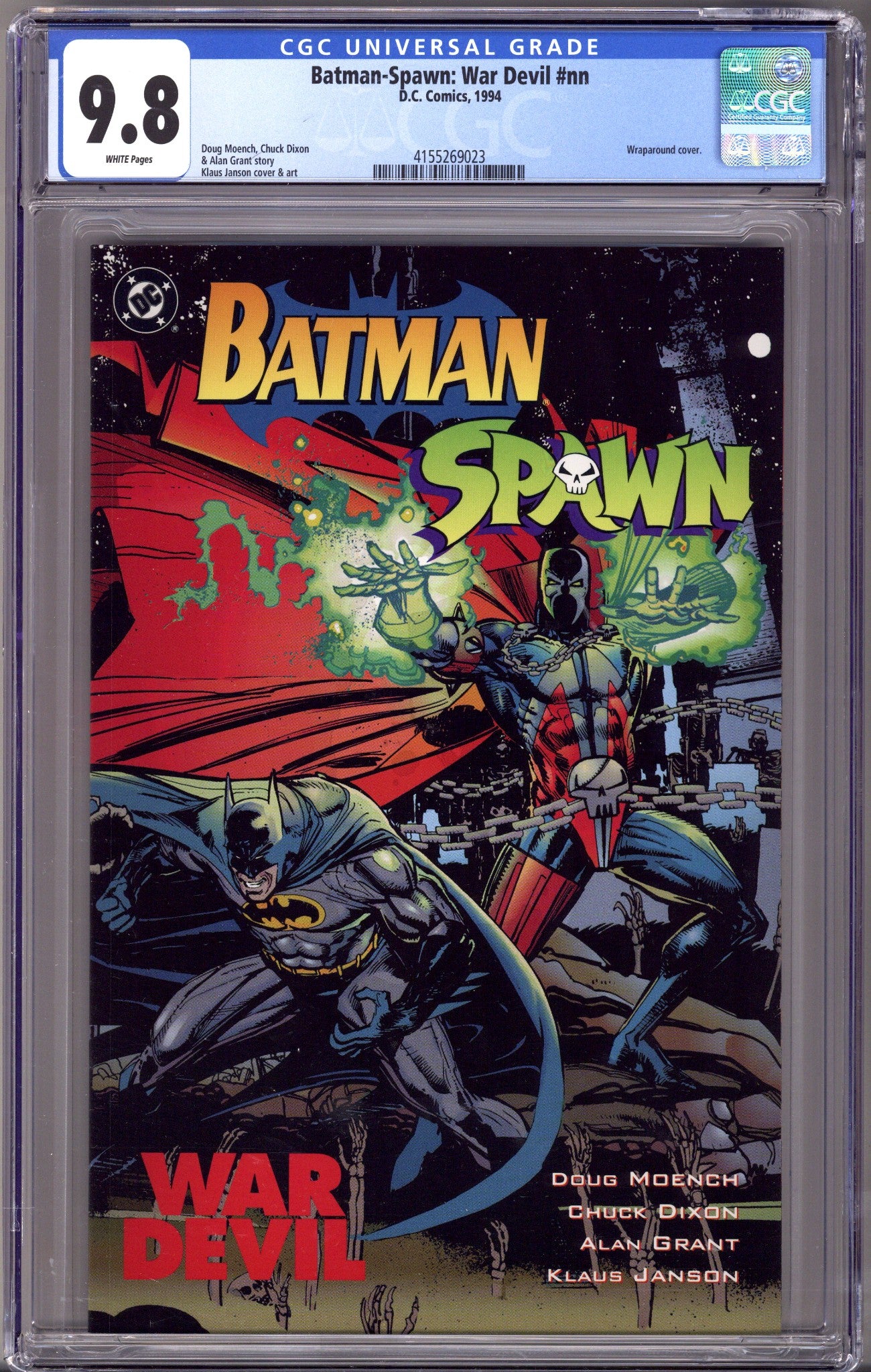 Batman - Spawn: War Devil [nn] CGC 9.8 (NM/M) Cracked (1994) 