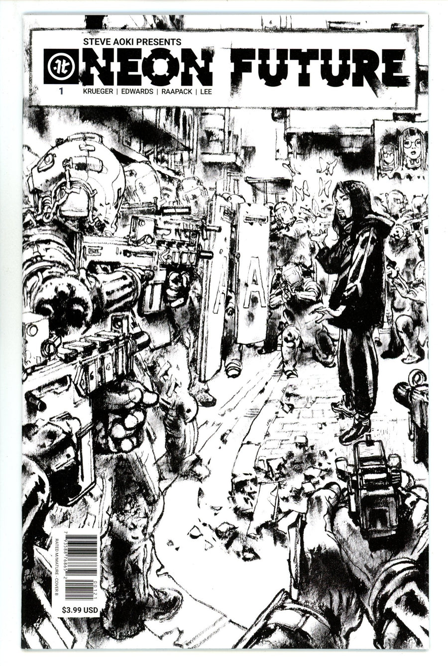 Neon Future   1  High Grade   (2019) Gi B&W   Variant  