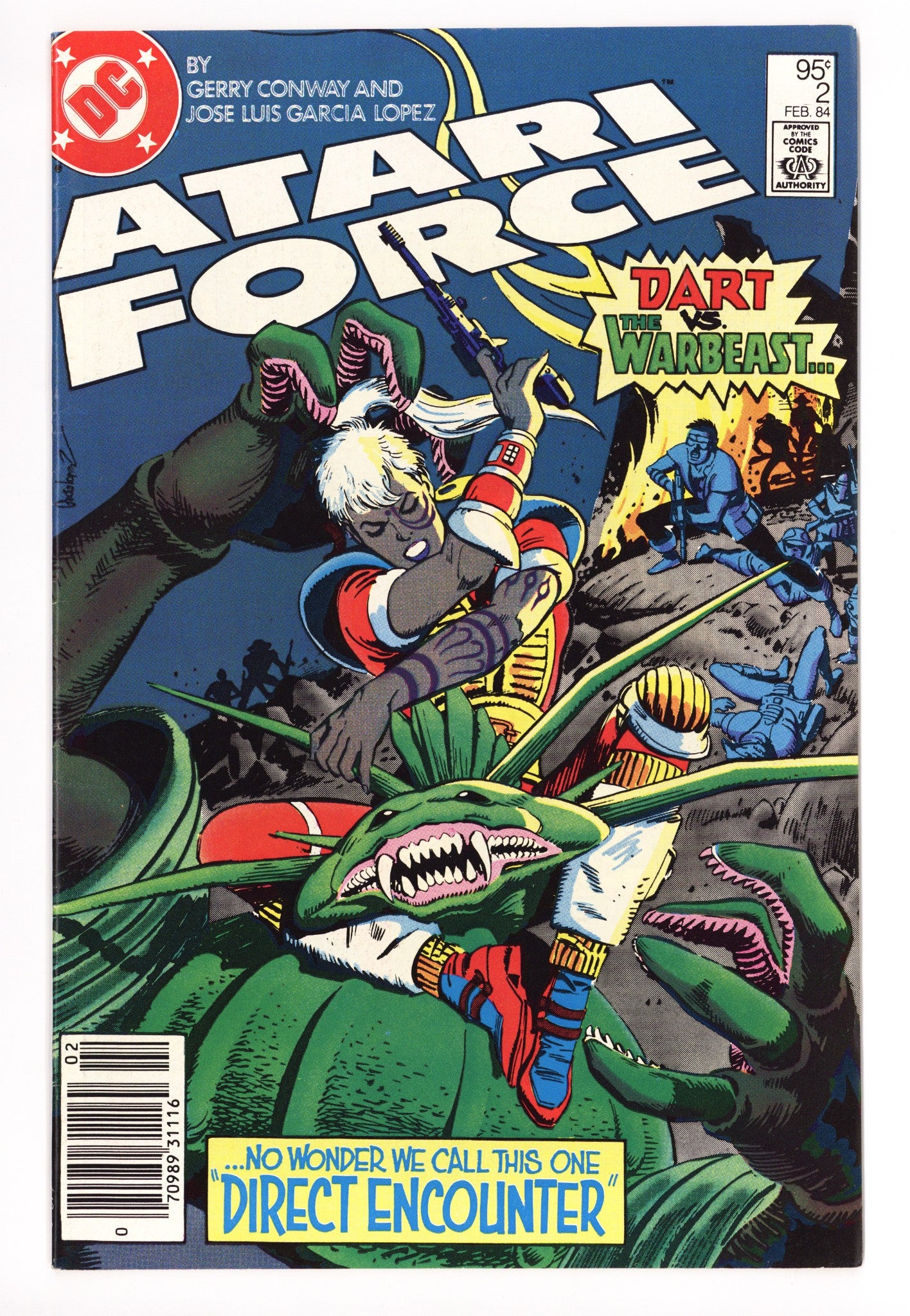 Atari Force   2  Mid Grade   (1984)     Canadian Price Variant  