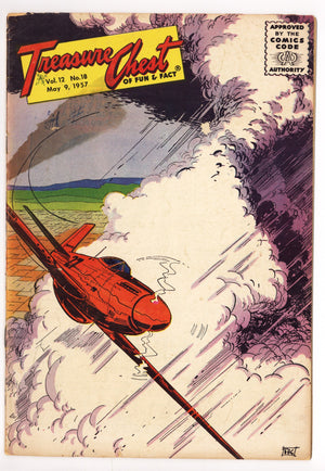 Treasure Chest of Fun and Fact Vol 12 18 [224] Very Low Grade Cover Detached (1957)