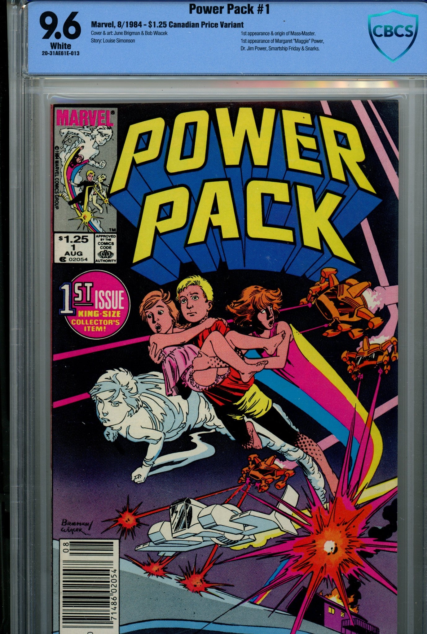 Power Pack Vol 1 1 Canadian Price Variant CBCS NM+ (9.6) (1984)