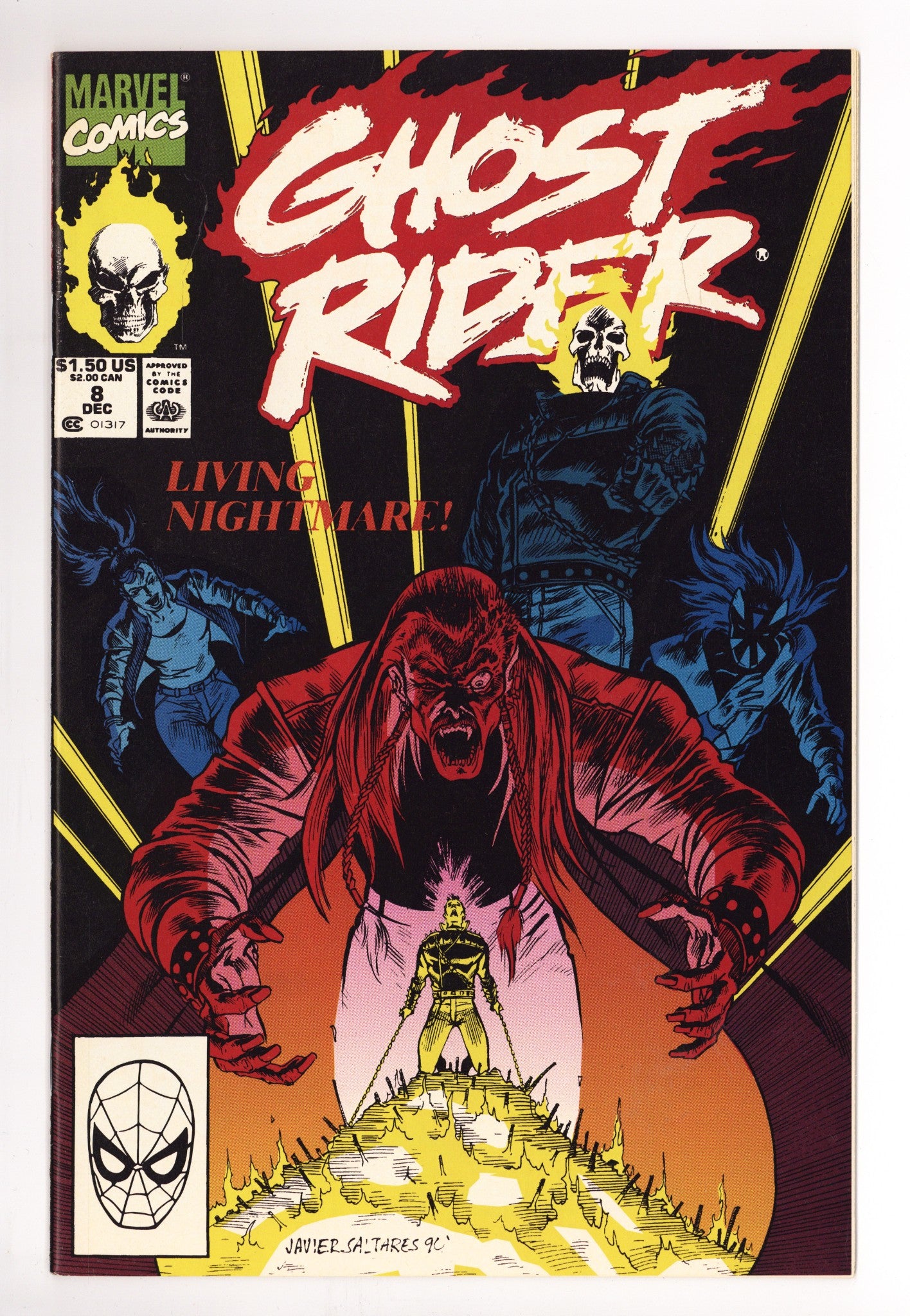 Ghost Rider Vol 2 8 High Grade (1990) 