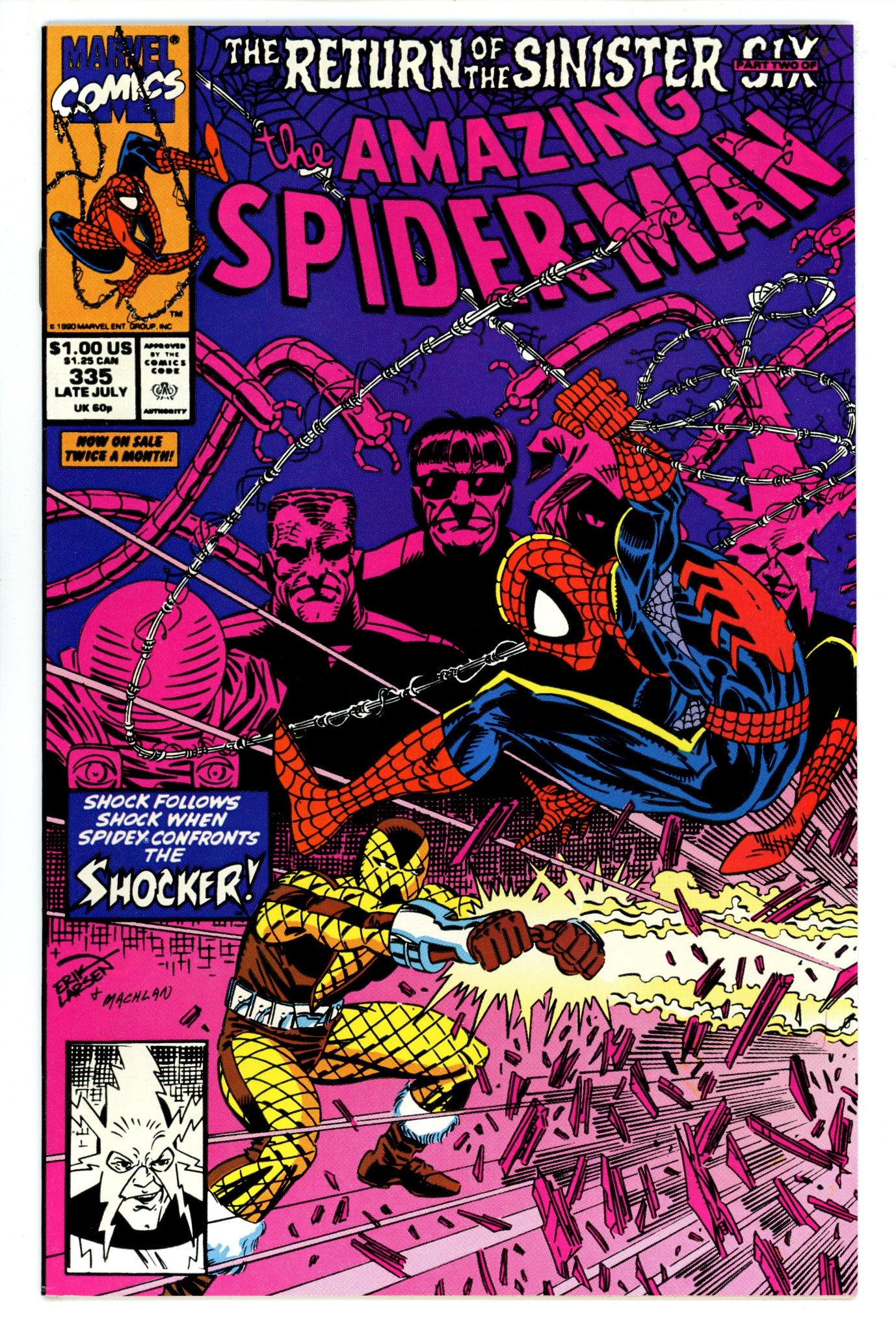 The Amazing Spider-Man Vol 1 335 VF/NM (9.0) (1990) 