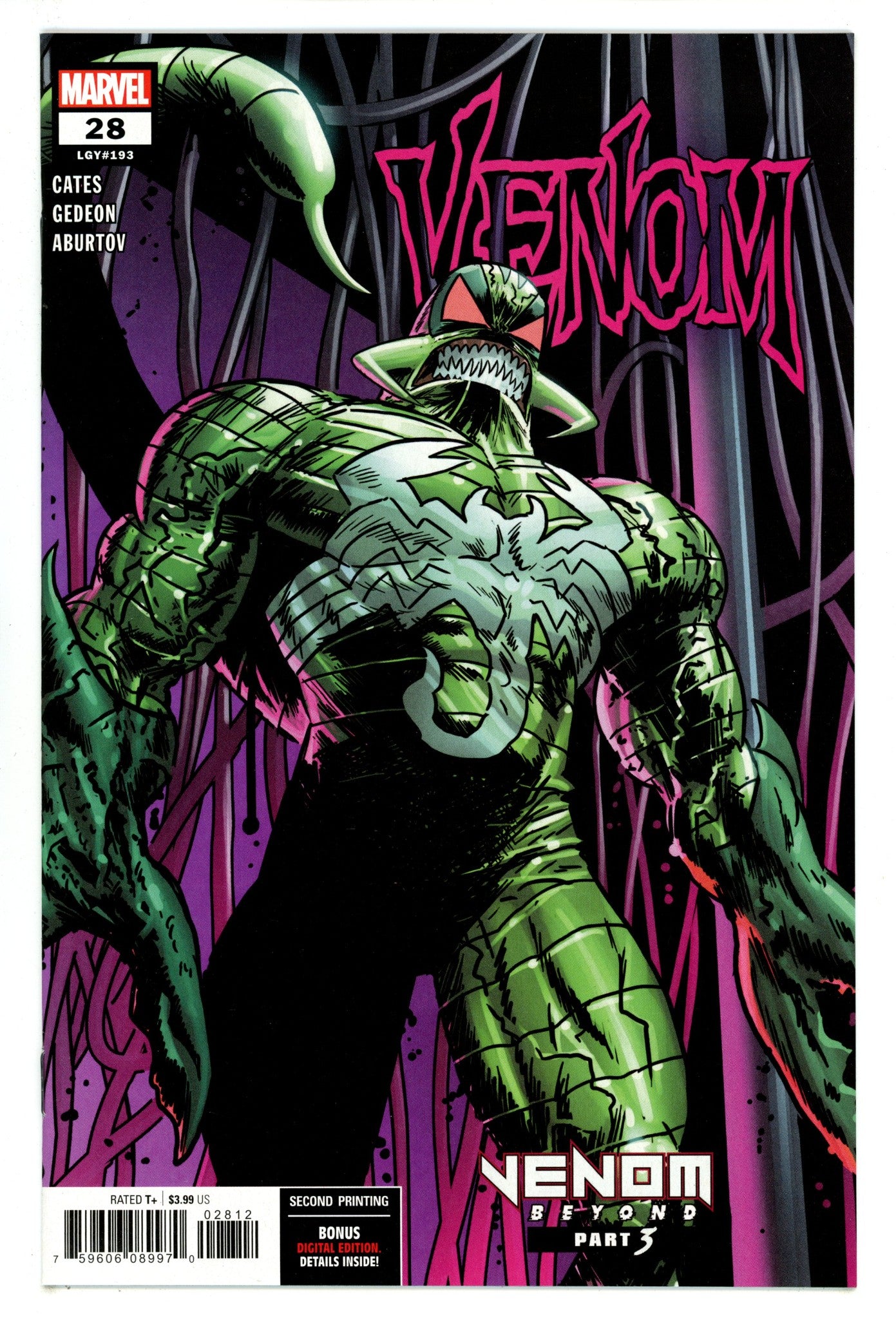 Venom Vol 4 28 (193)  High Grade   (2020)     2nd Print  