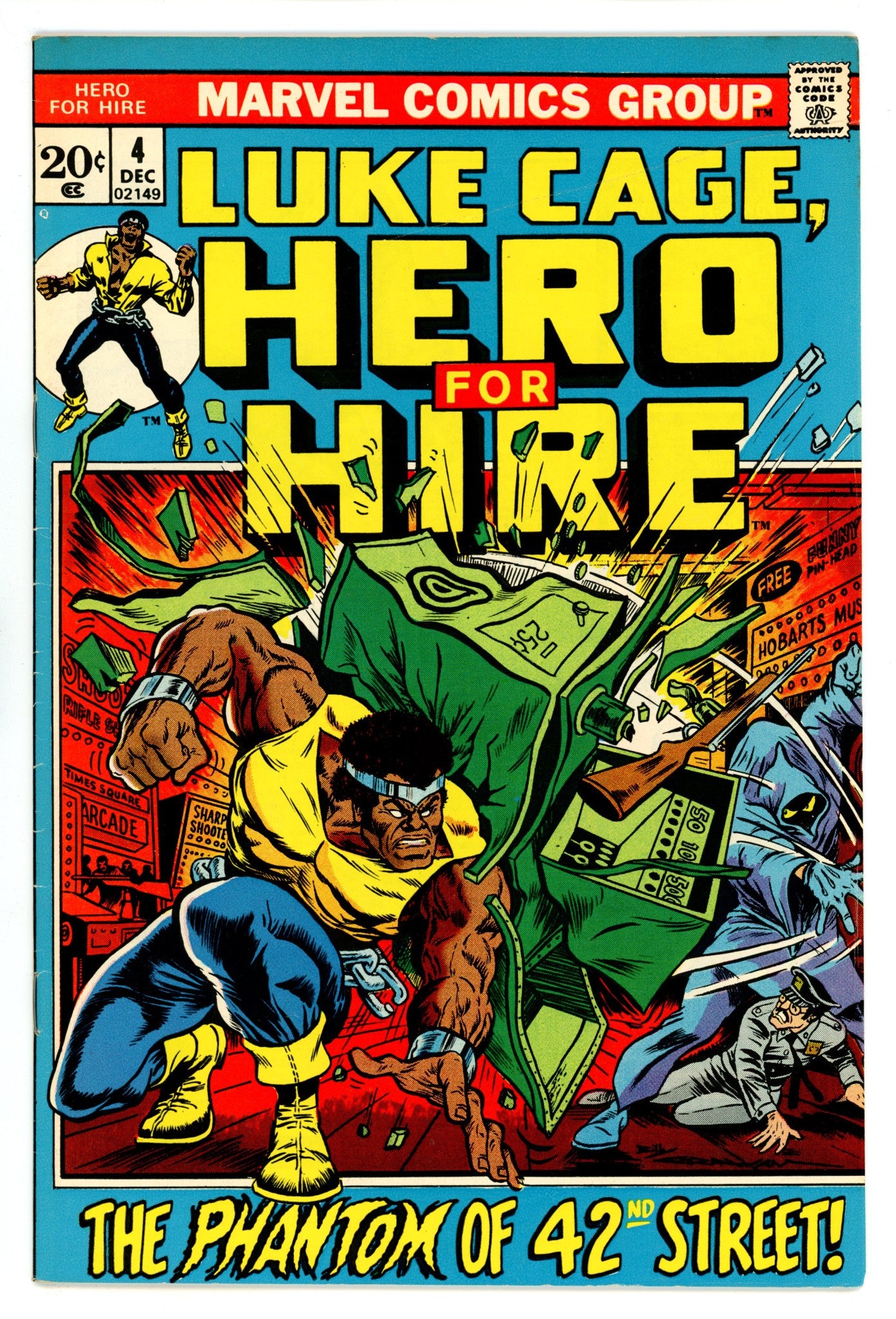 Hero for Hire 4 VF- (7.5) (1972) 