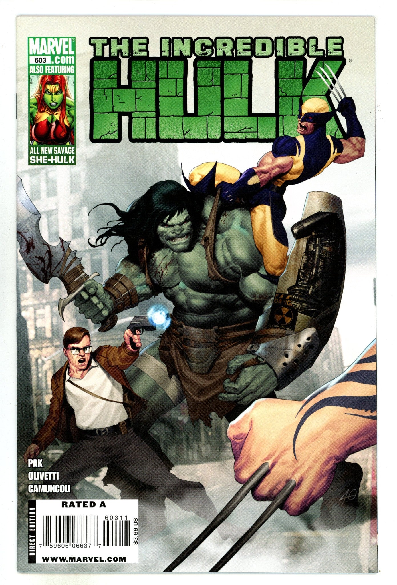Incredible Hulk Vol 1 603 High Grade (2009) 