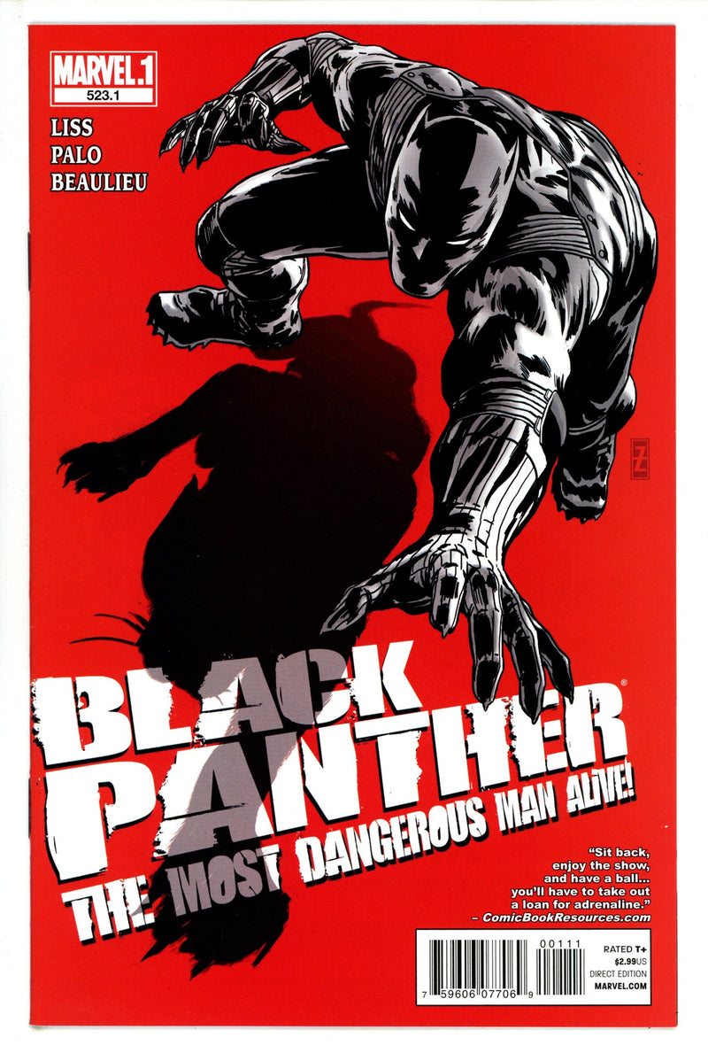 Black Panther: The Most Dangerous Man Alive 523.1 High Grade (2011) 