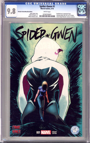 Spider-Gwen Vol 1 1 CGC 9.8 (NM/M) Recalled (2015) Portacio Exclusive Variant