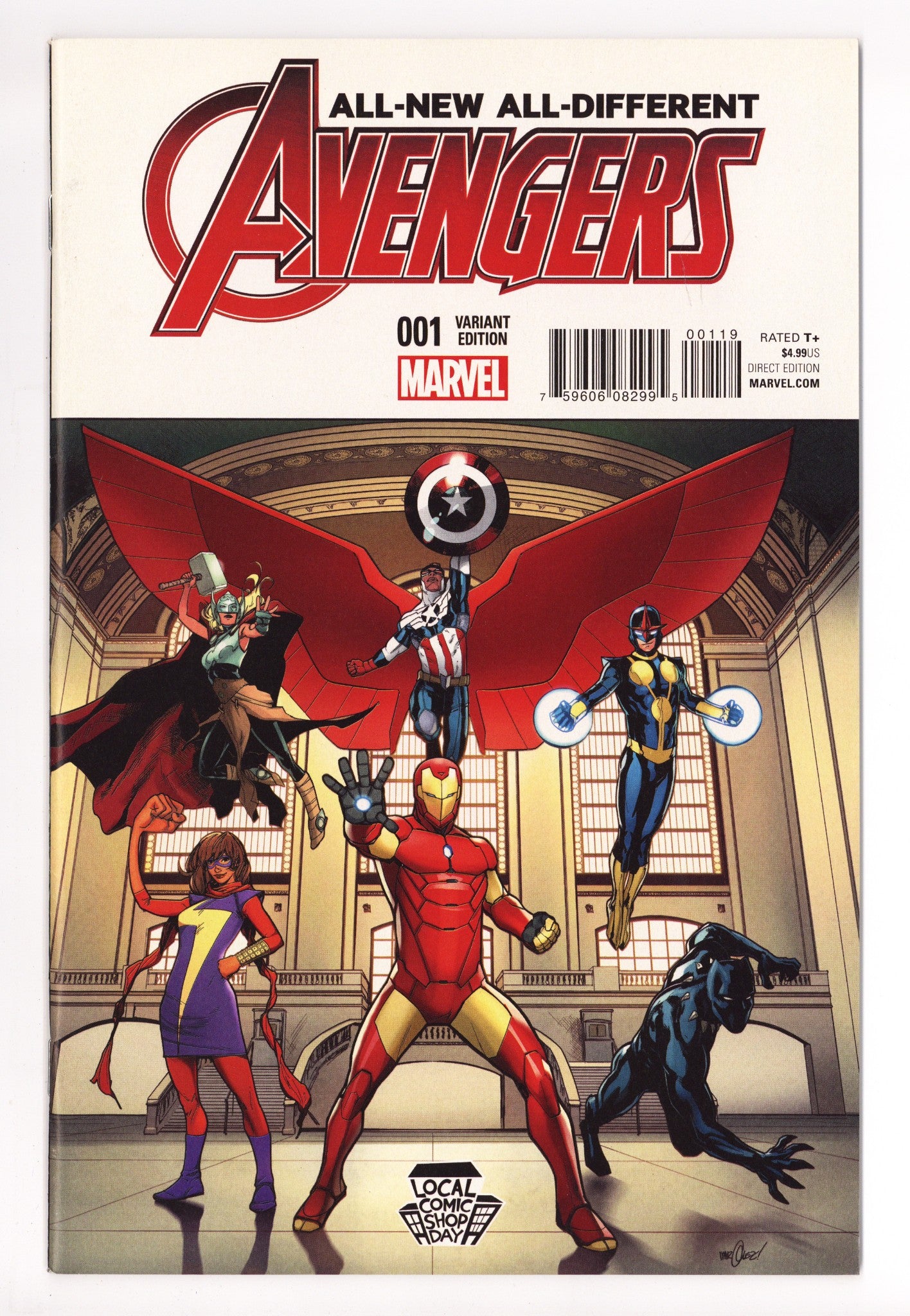 All-New, All-Different Avengers Vol 1 1 High Grade (2016) Marquez Variant 