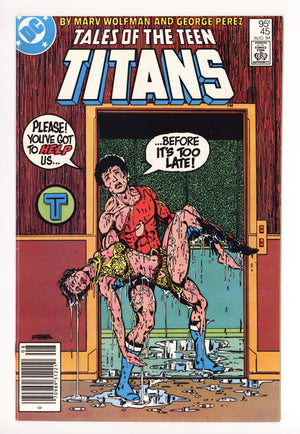Tales of the Teen Titans 45 VF- (7.5) (1984) Canadian Price Variant