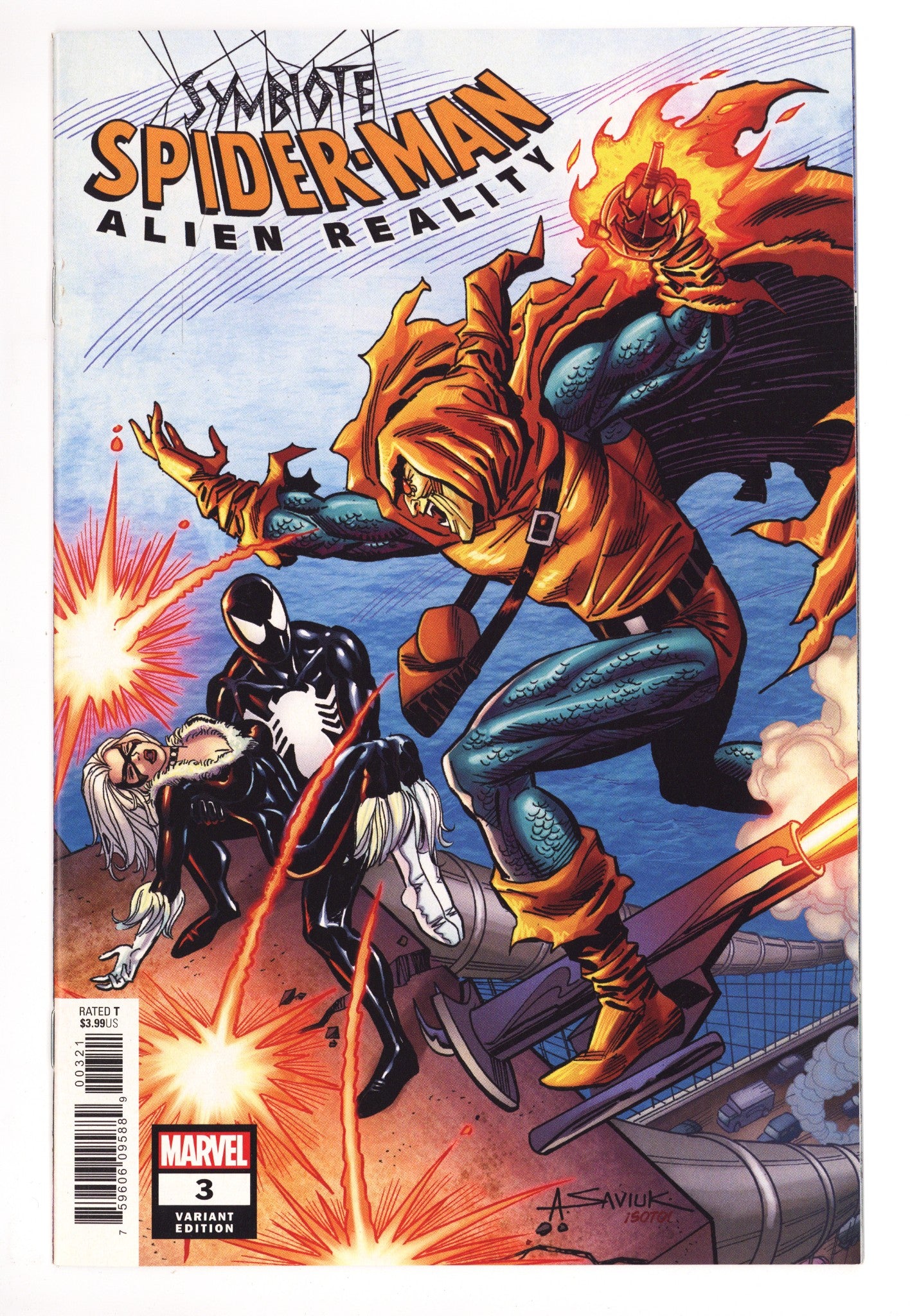 Symbiote Spider-Man: Alien Reality   3  VF+ (8.5)   (2020) Saviuk     Incentive Variant  