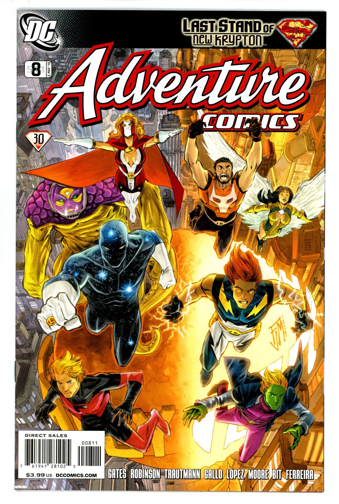 Adventure Comics Vol 3 8 / 511 High Grade (2010) 
