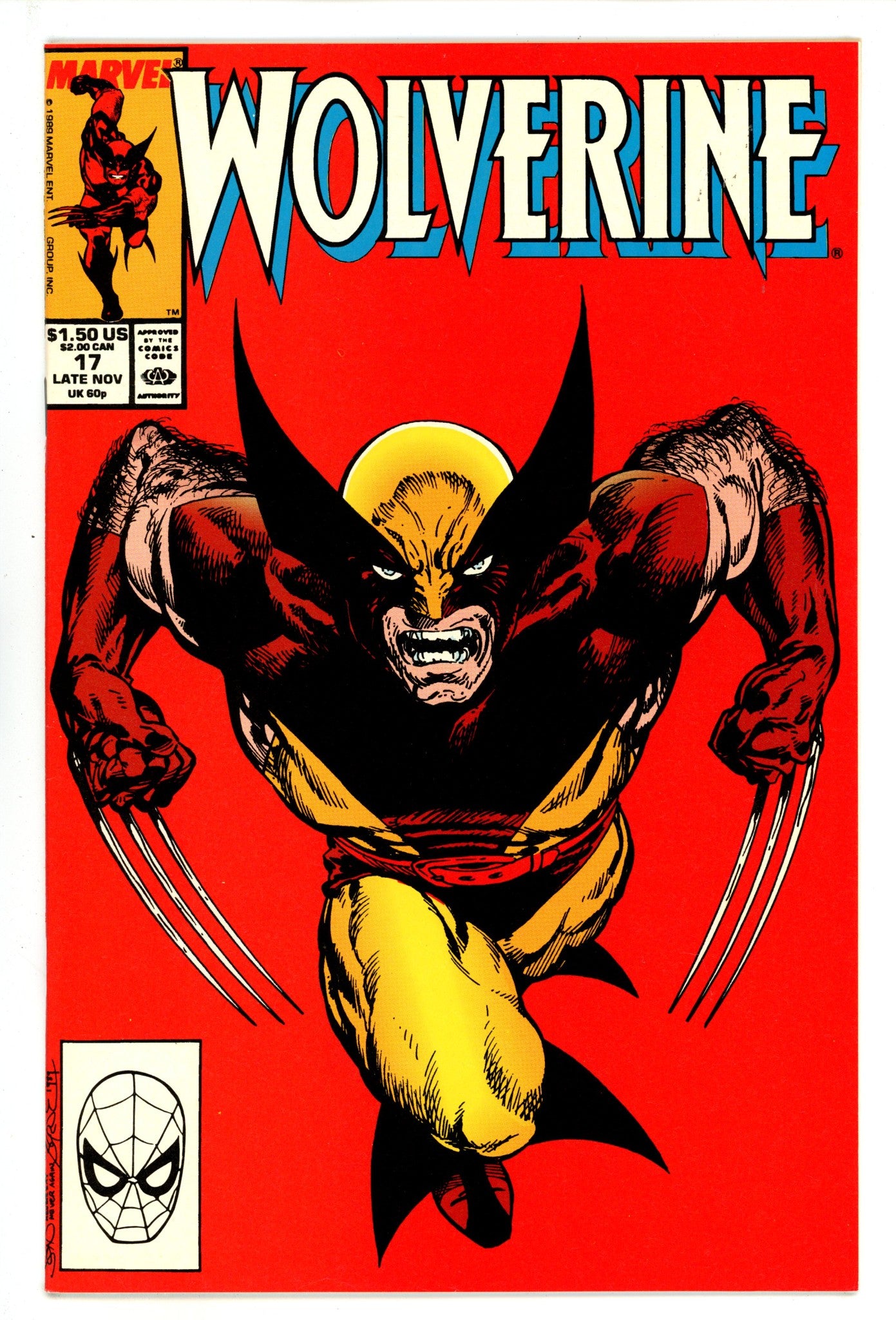 Wolverine Vol 2 17 VF/NM (9.0) (1989) 