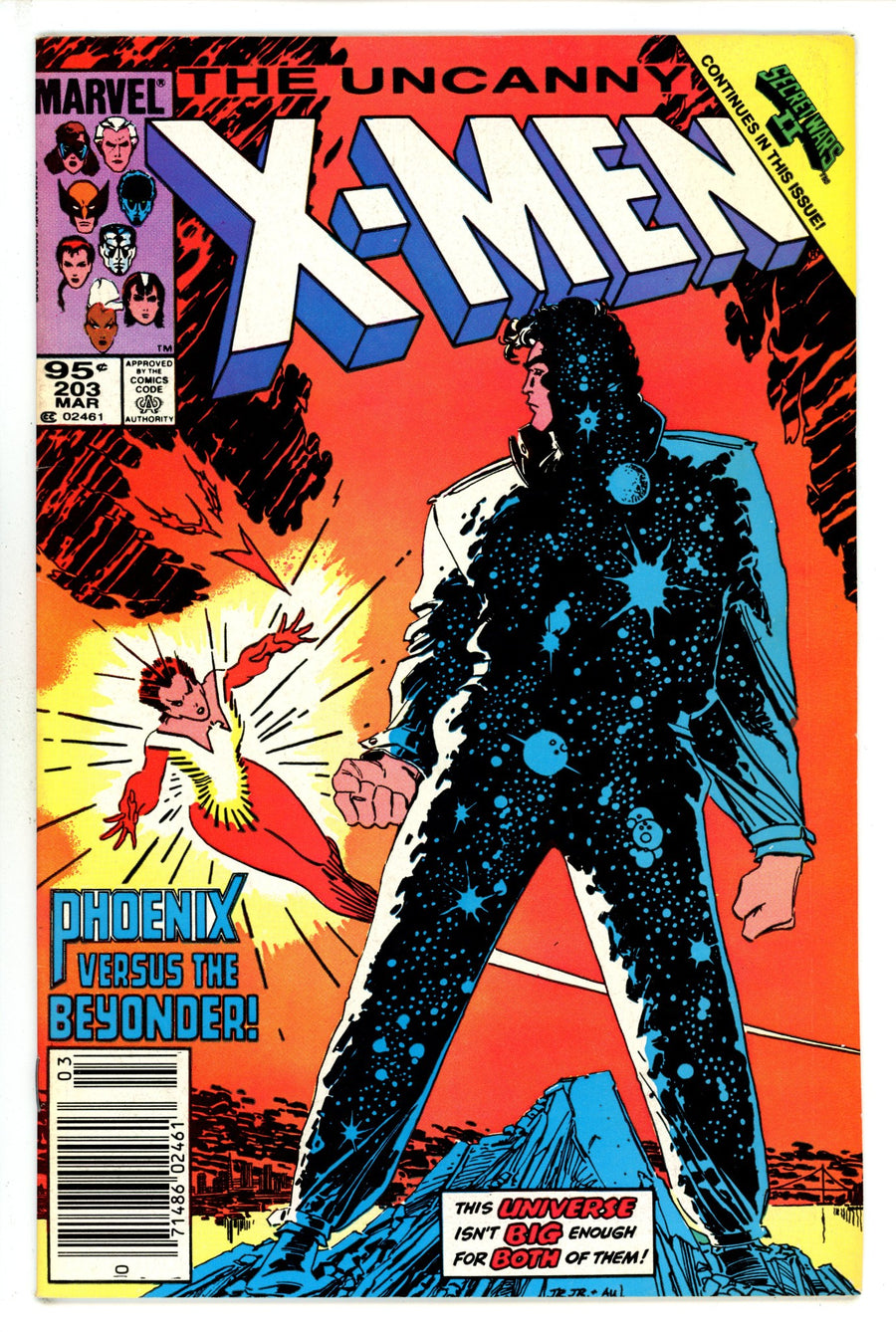 The Uncanny X-Men Vol 1 203 Canadian Variant VF- (1986)