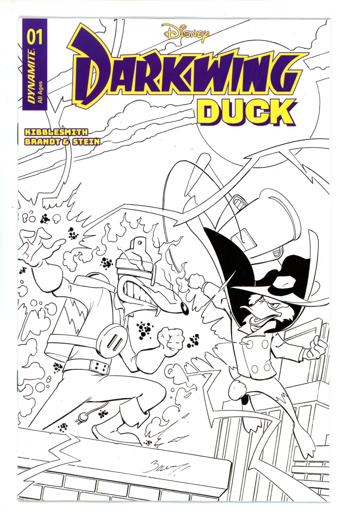 Darkwing Duck 1 Bagley B&W Incentive Variant (2025)