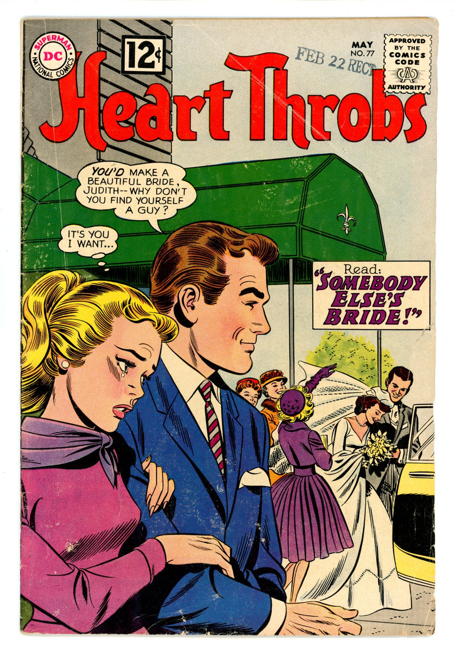 Heart Throbs 77 VG (4.0) (1962) 