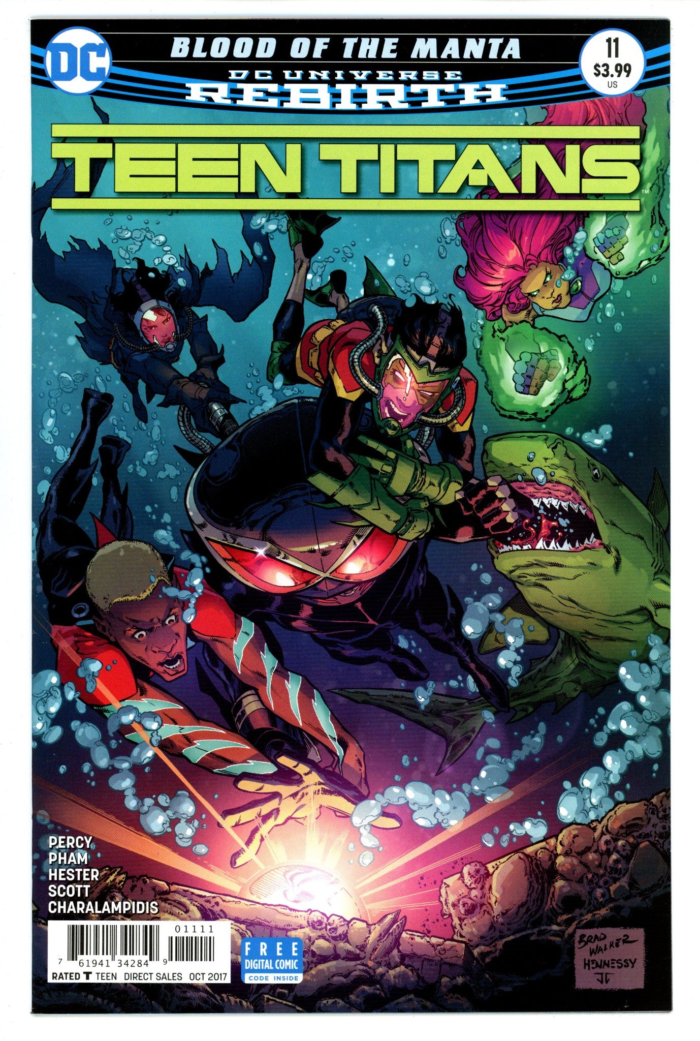 Teen Titans Vol 6 11 High Grade (2017) 