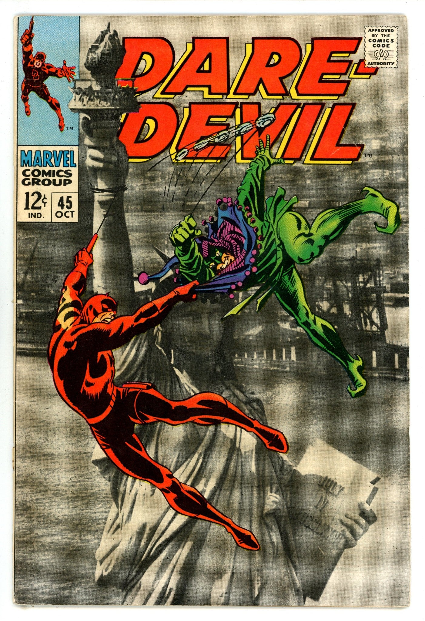 Daredevil Vol 1 45 VG+ (4.5) (1968) 