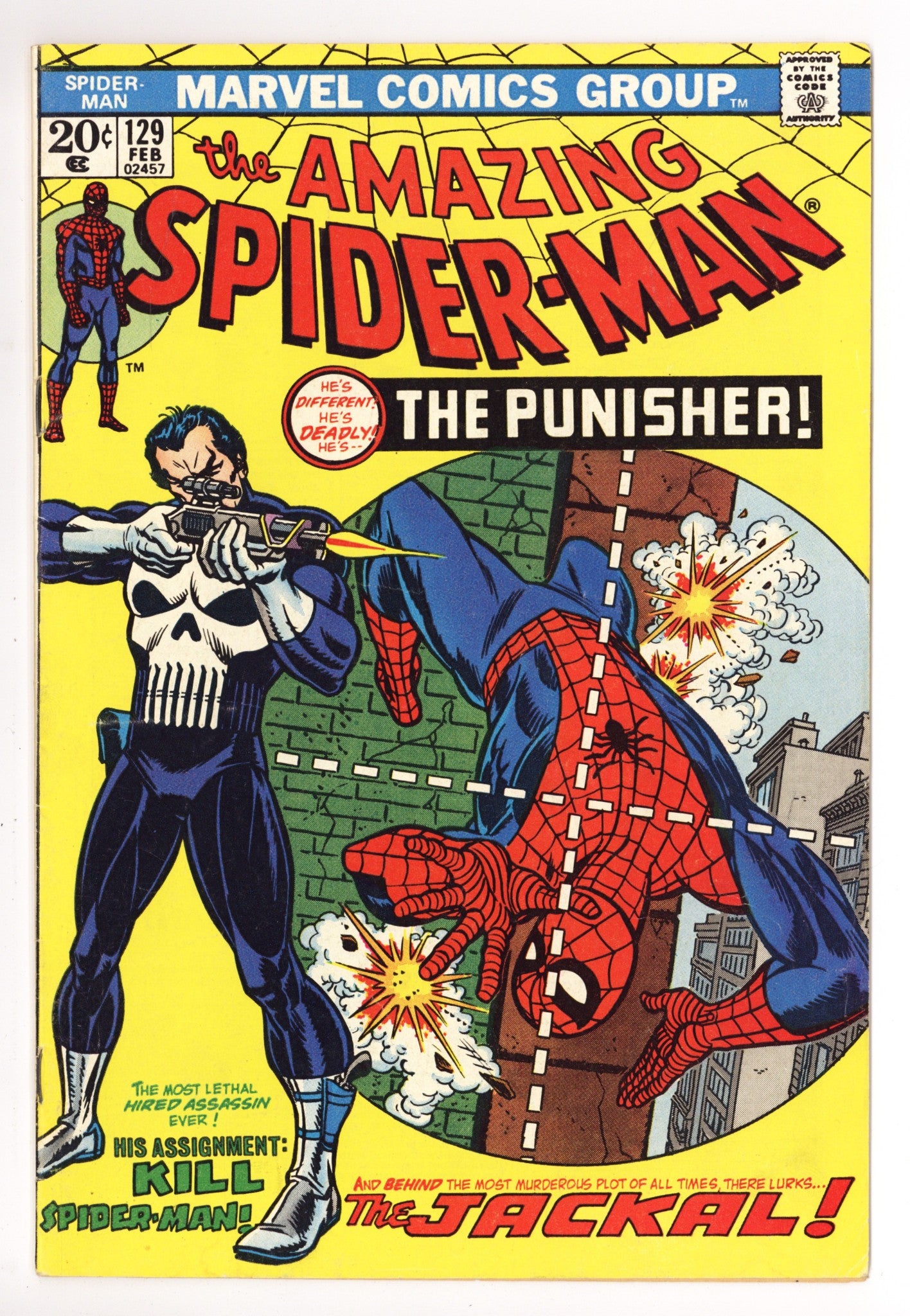 The Amazing Spider-Man Vol 1 129 FN (6.0) (1974) 