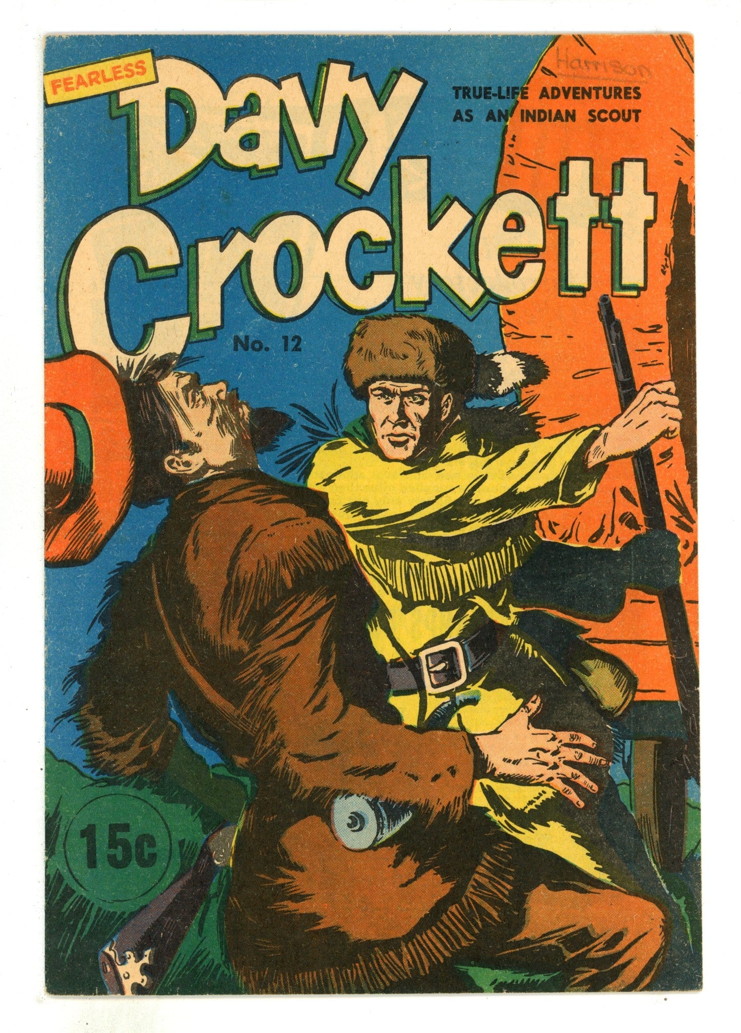 Fearless Davy Crockett 12 FN- (5.5) (1971) 