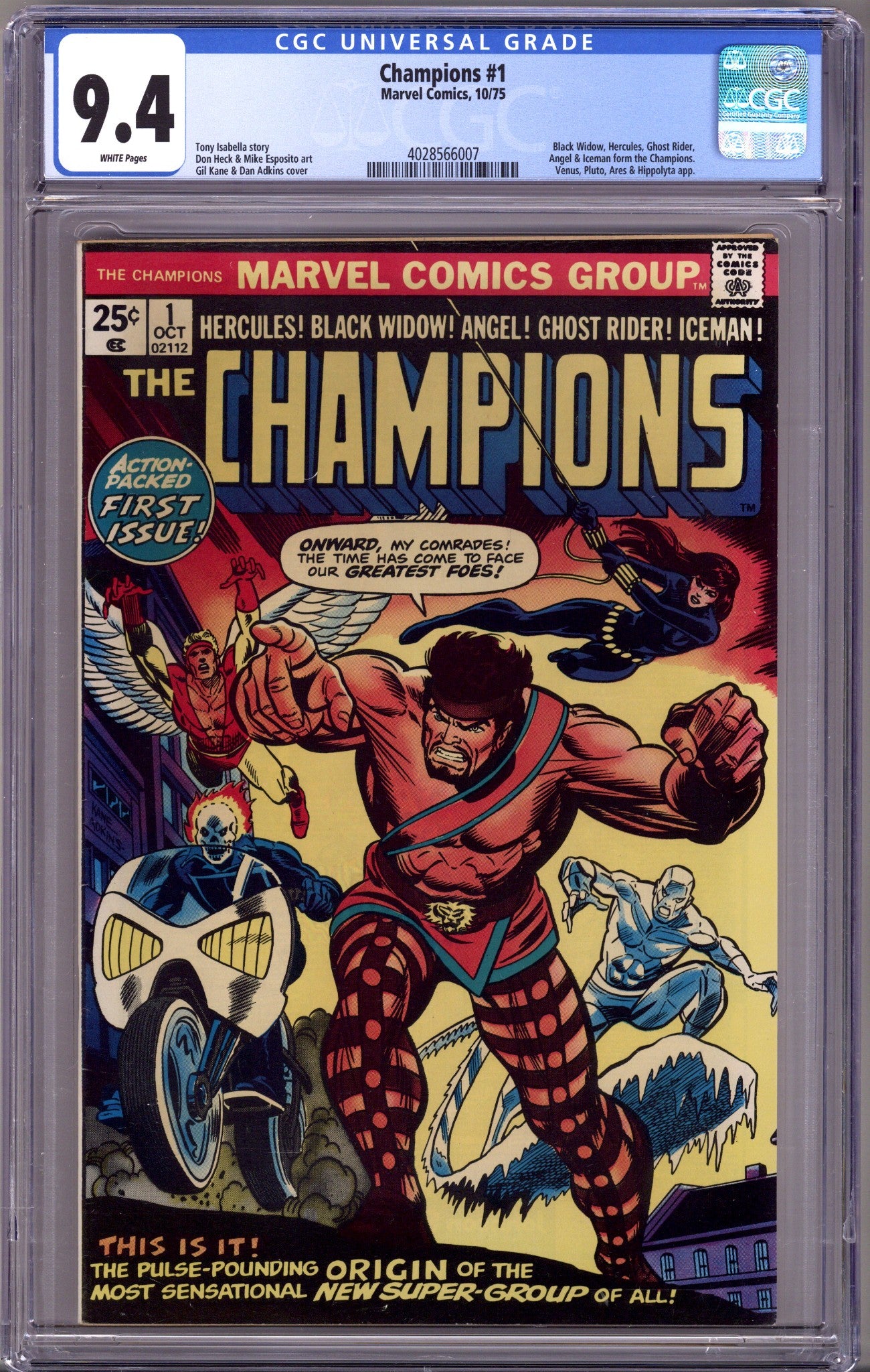 The Champions Vol 1 1 CGC 9.4 (NM) (1975) 