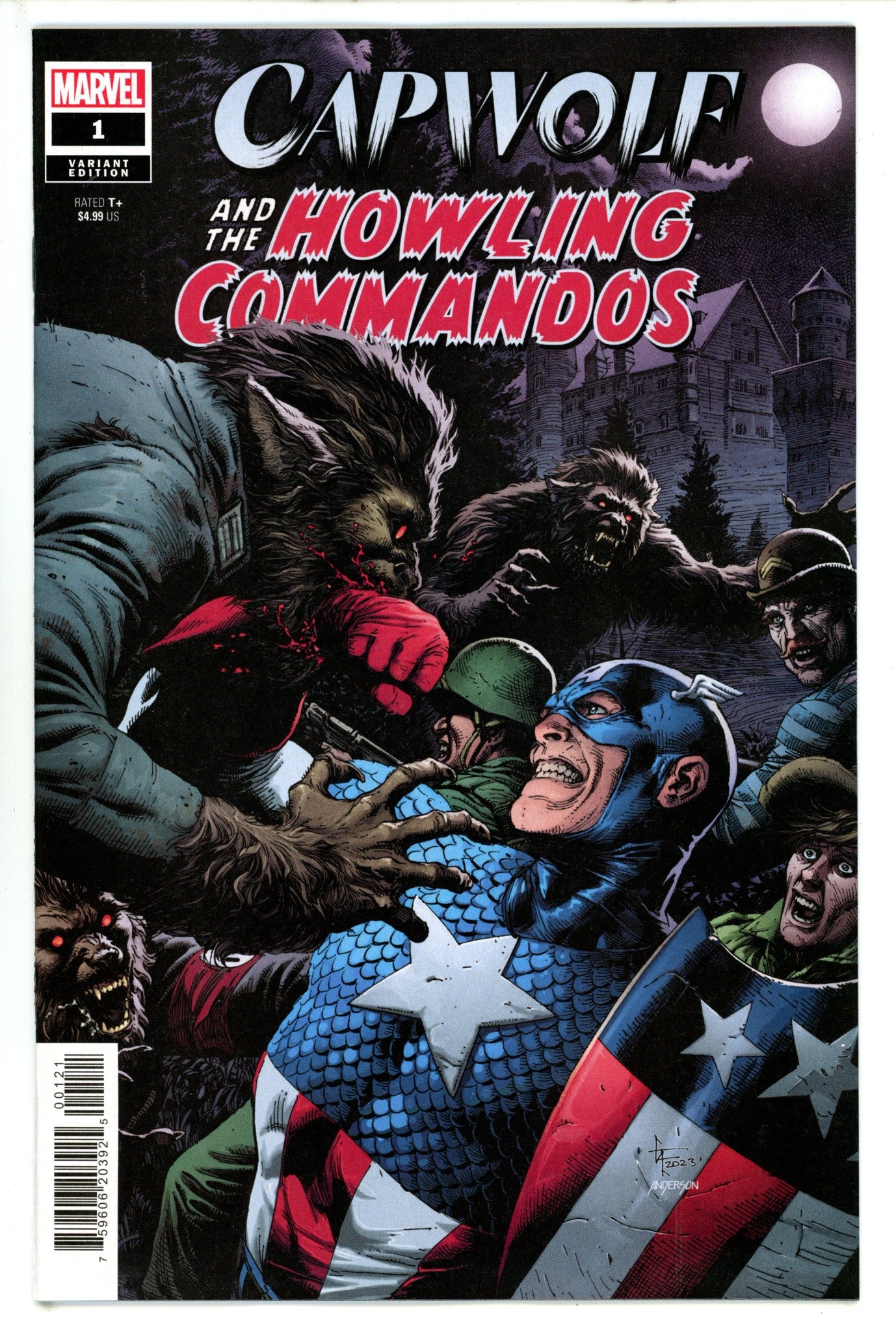 Capwolf Howling Commandos 1 Frank Variant (2023)