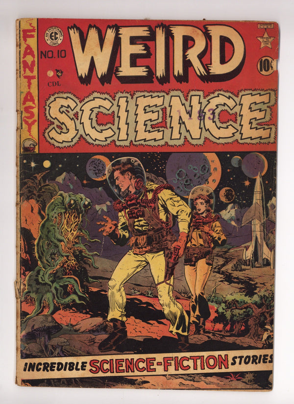 Weird Science Vol 1 10 GD (2.0) (1951) Canadian Edition