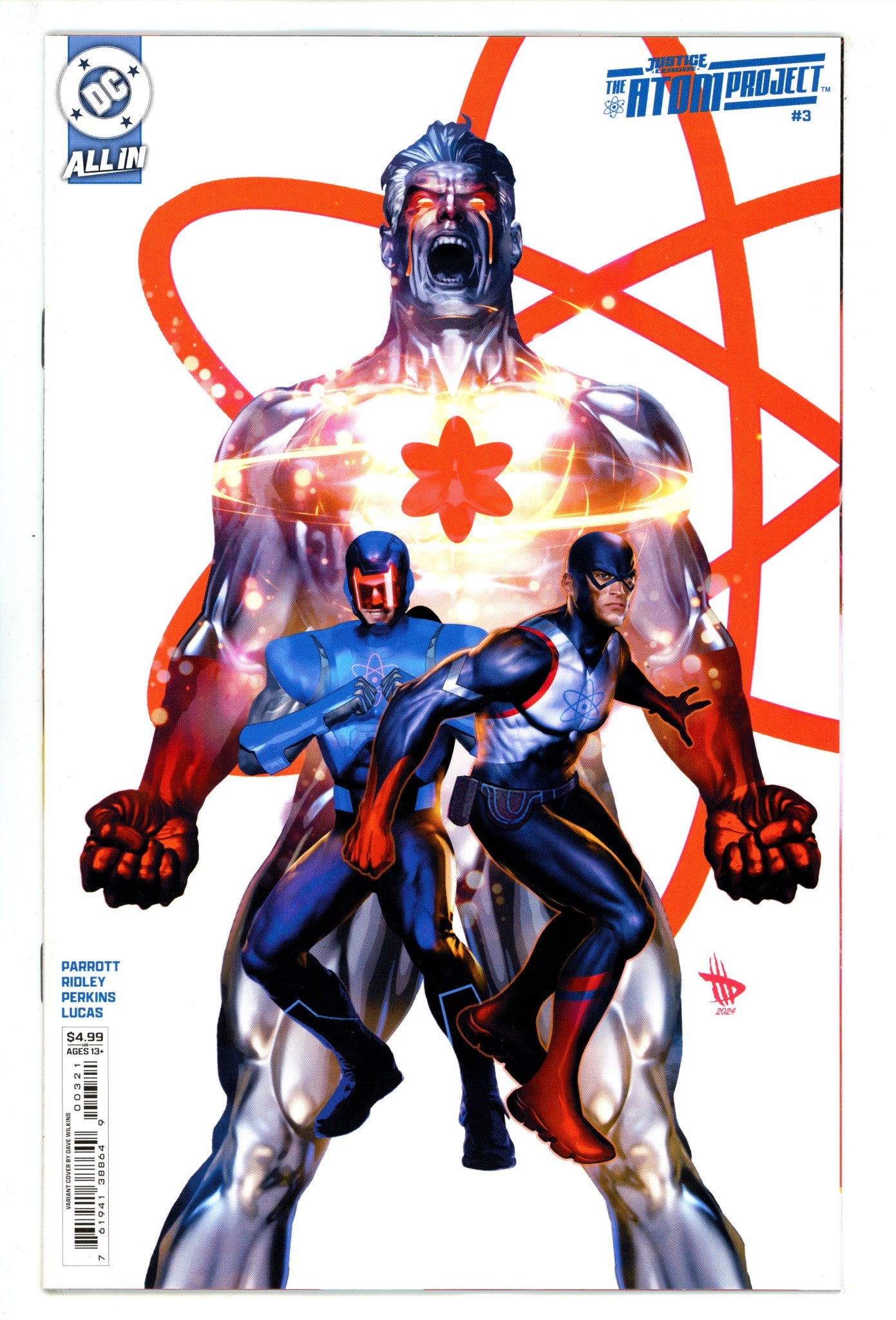 Justice League The Atom Project 3 Wilkins Variant (2025)