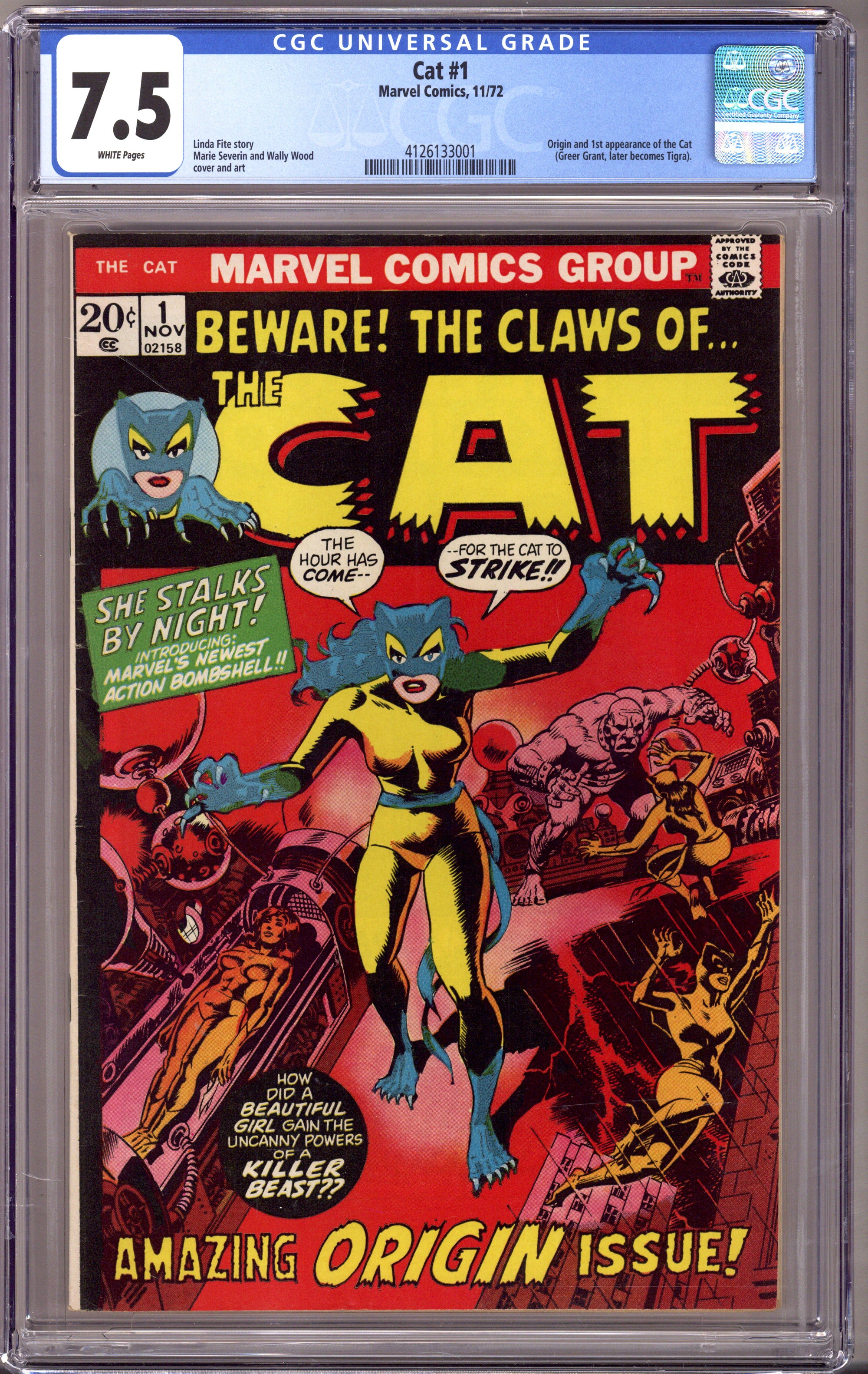 The Cat 1 CGC 7.5 (VF-) (1972) 
