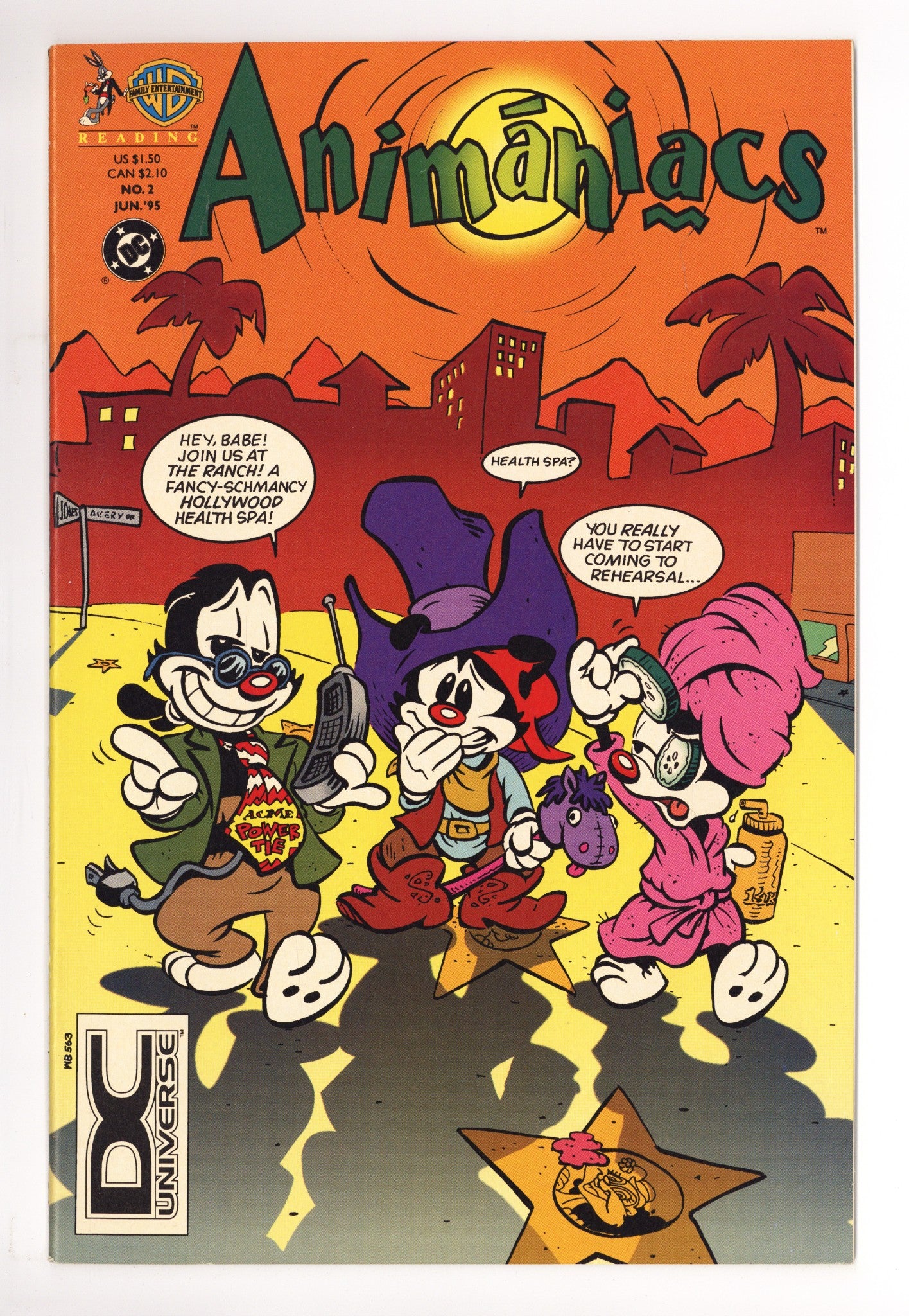 Animaniacs 2 VF/NM (9.0) (1995) DC Universe Logo 