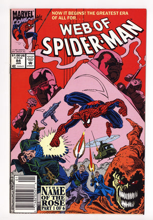 Web of Spider-Man Vol 1 84  Mid Grade   (1992)   Newsstand