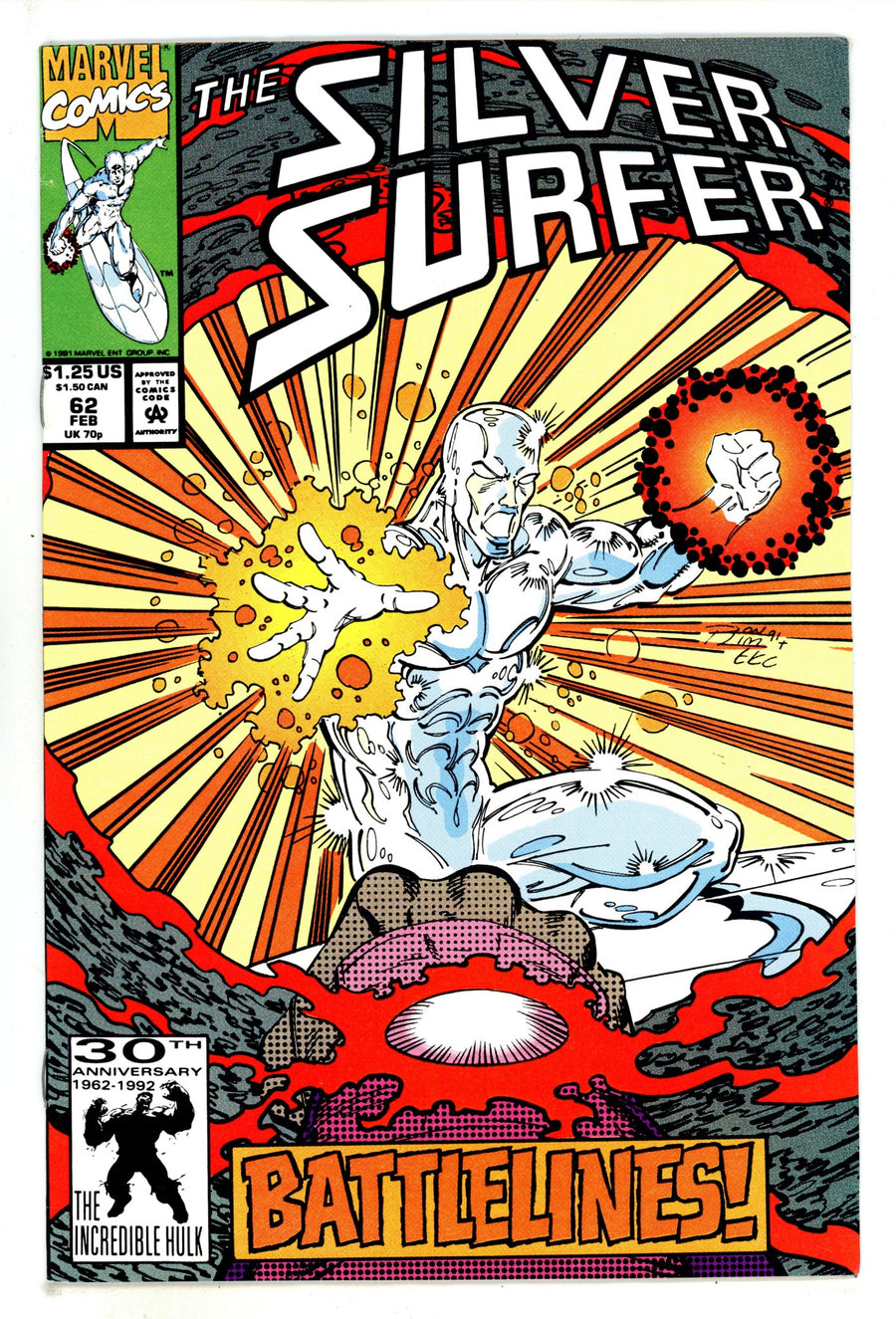 Silver Surfer Vol 3 62 Mid Grade (1992) 