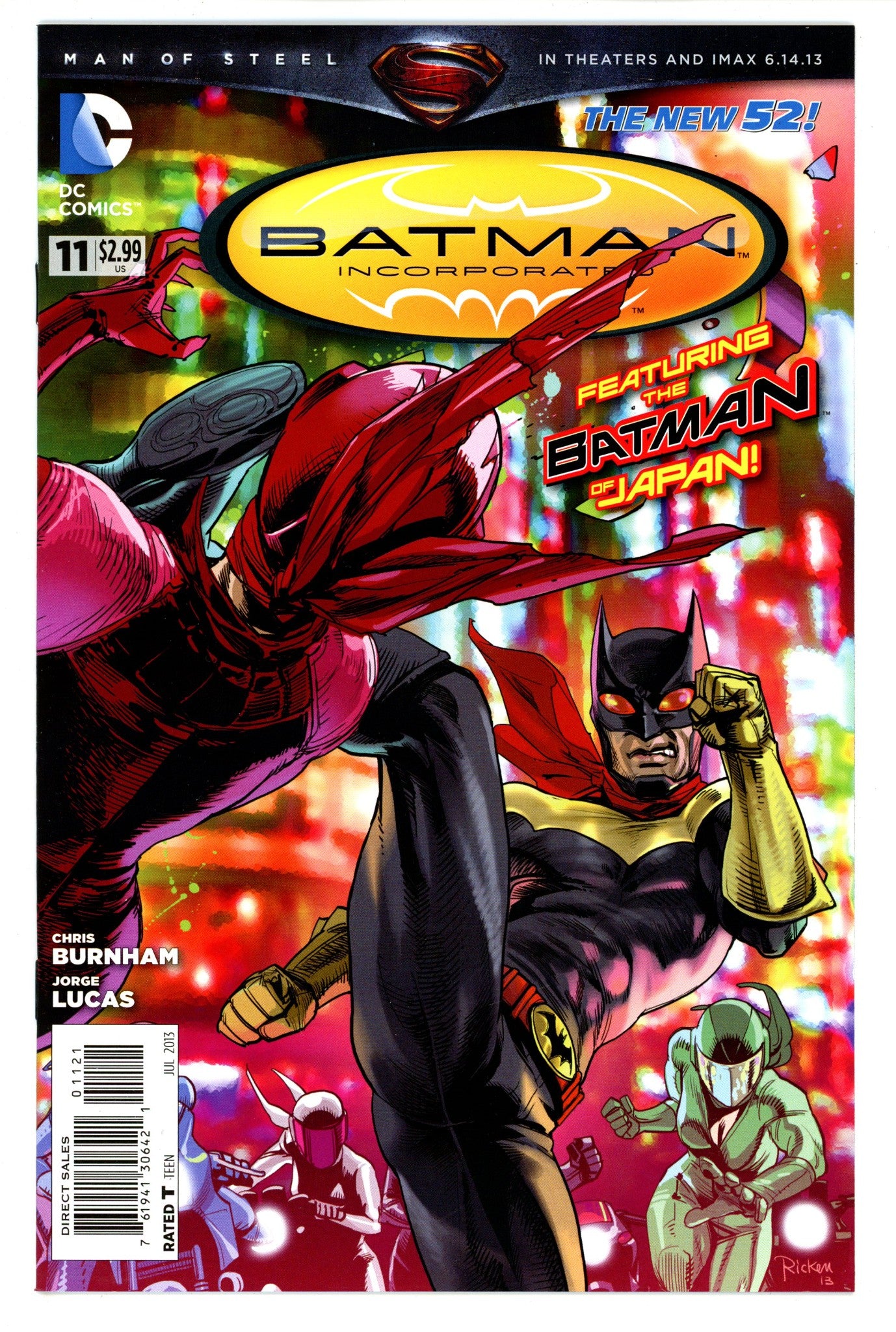 Batman Incorporated Vol 2 11 High Grade (2013) Ricken Variant 