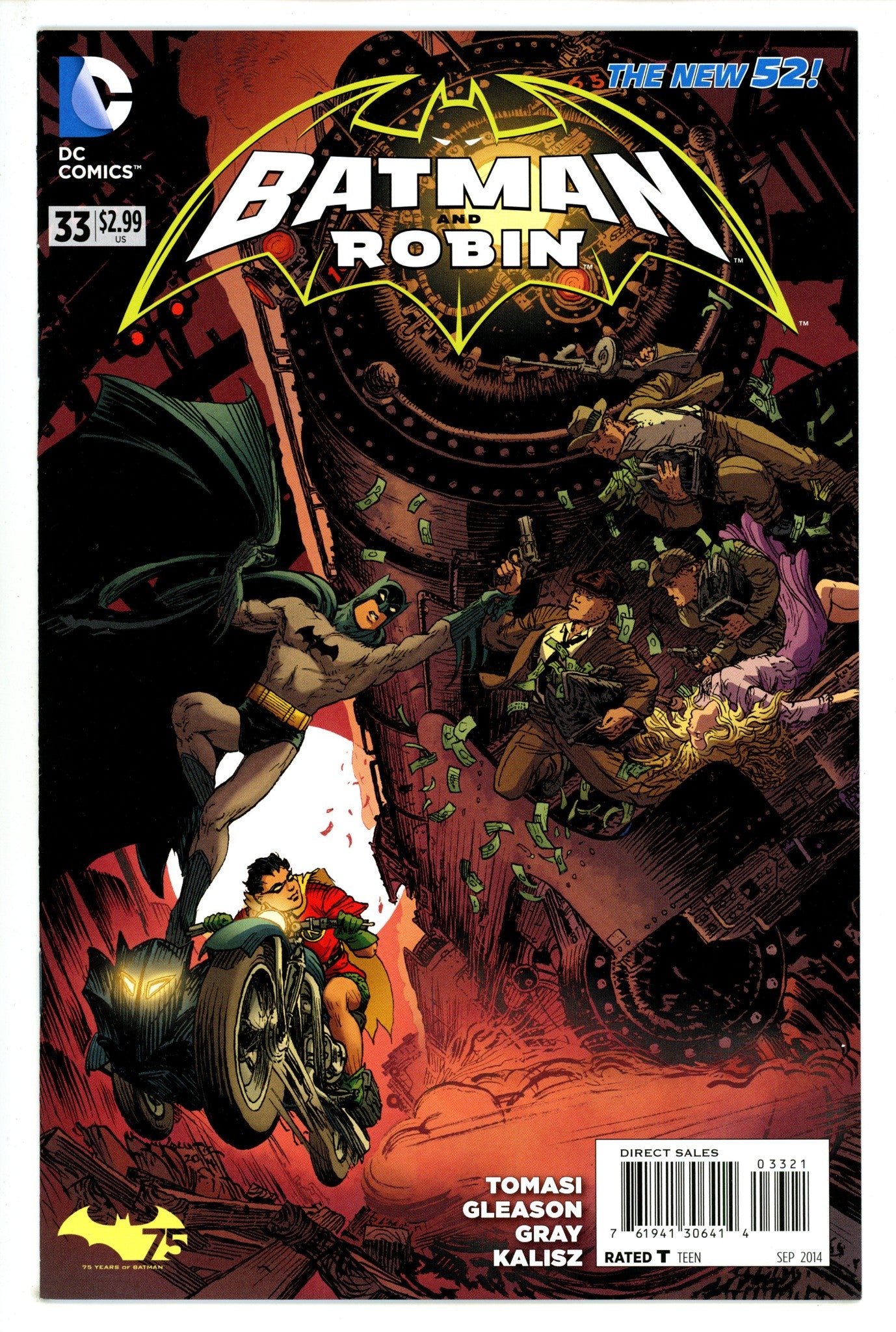 Batman and Robin Vol 2 33 High Grade (2014) Kaluta Variant 