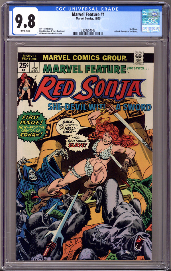 Marvel Feature Vol 2 1 CGC 9.8 (NM/M) (1975)