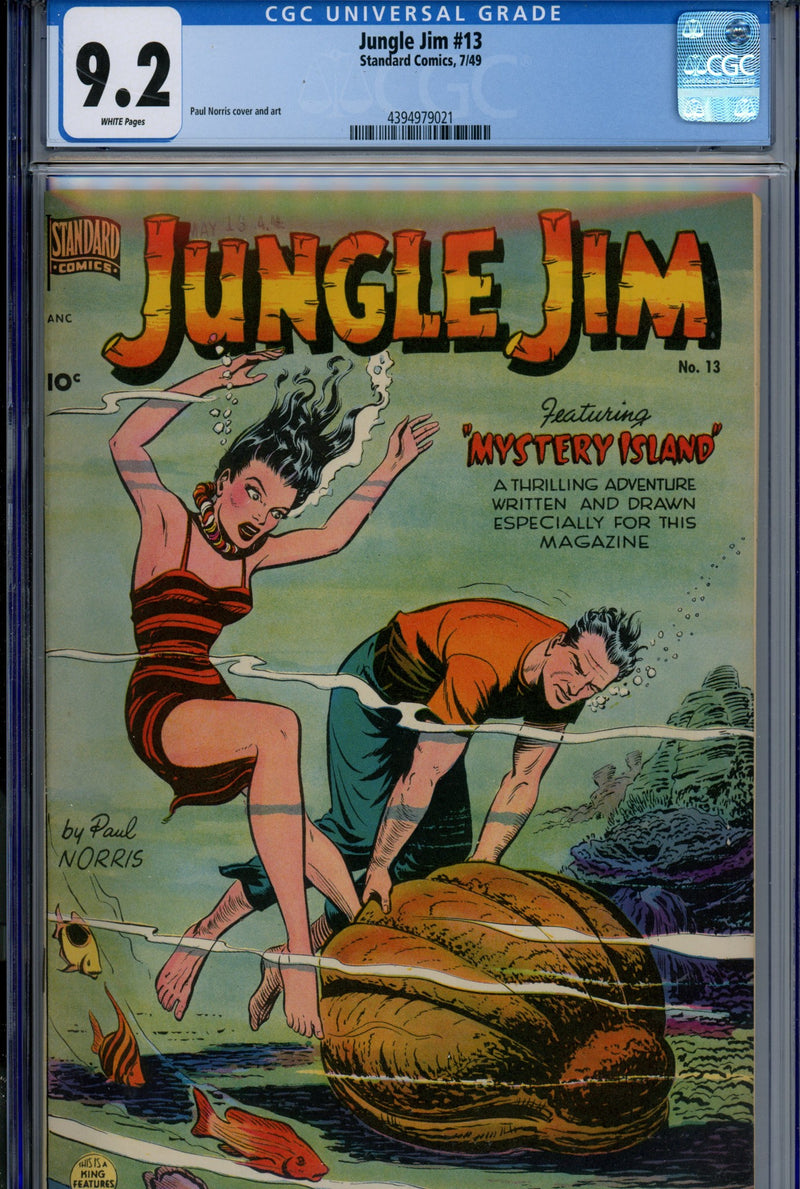Jungle Jim 13 CGC 9.2 (NM-) (1949) 
