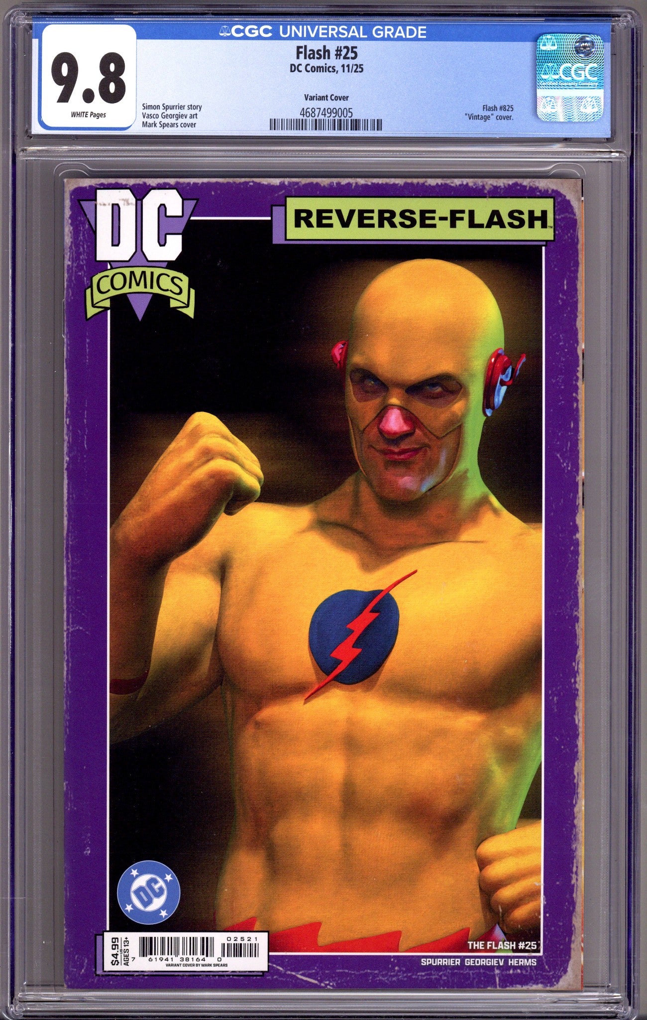 Flash Vol 6 25 CGC 9.8 (NM/M) (2025) Spears Variant 